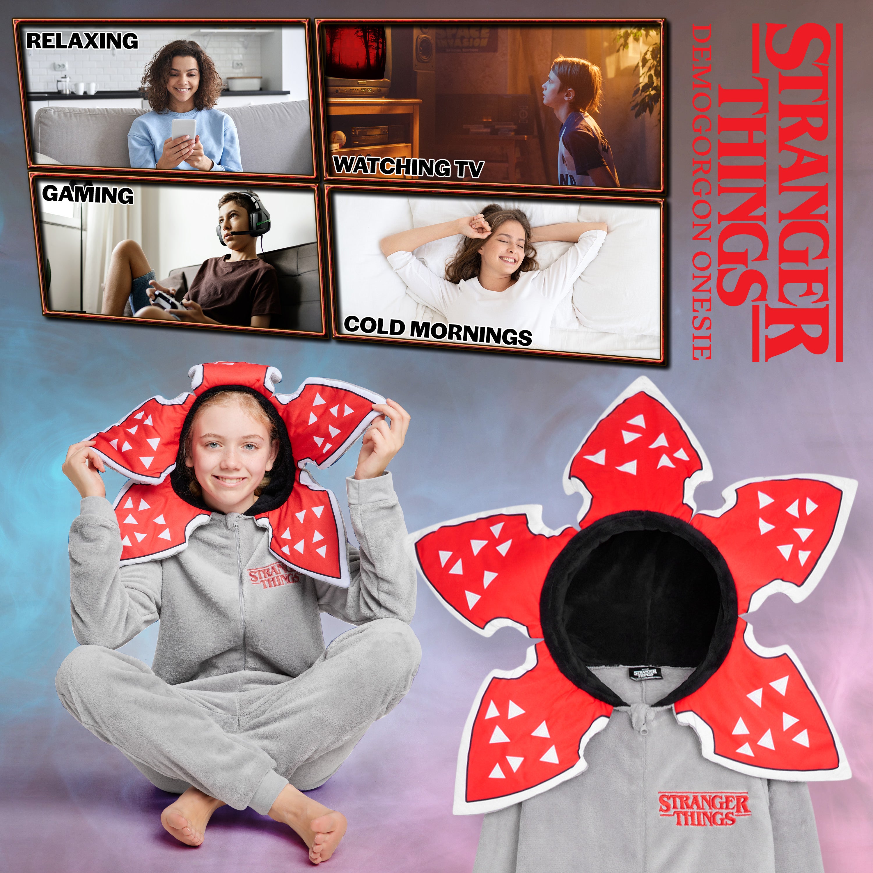 stranger-things-combinaison-pyjama-enfant-polaire-9-15-ans image 4