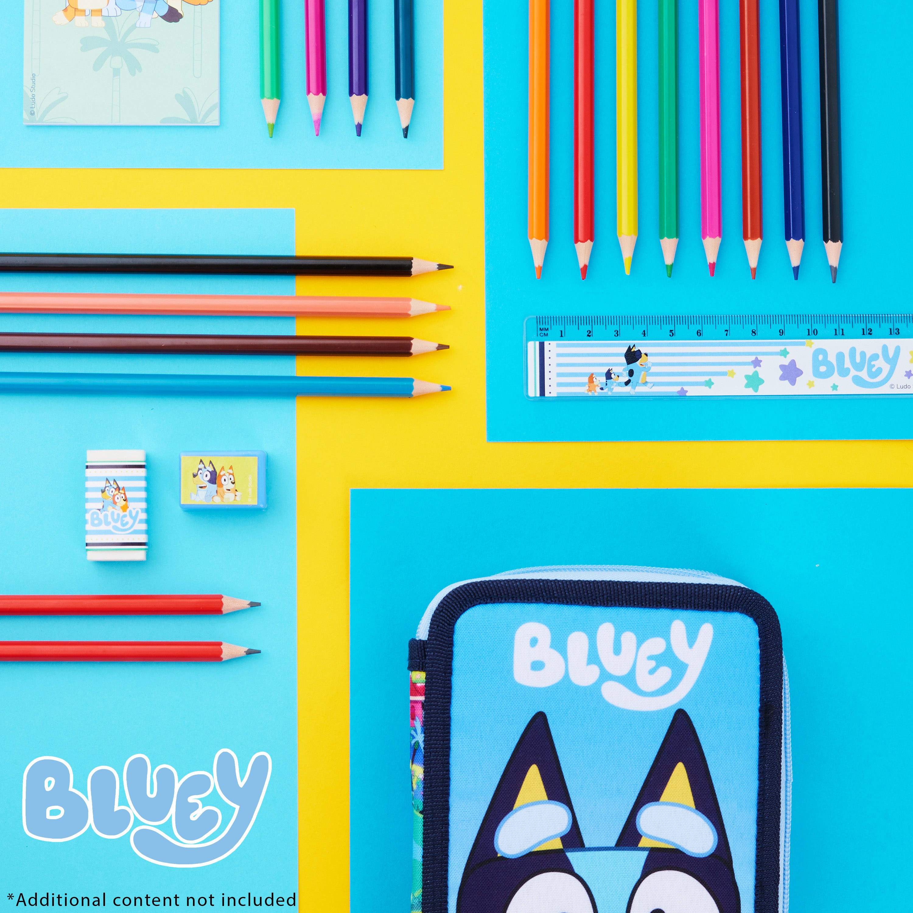 bluey-trousse-scolaire-garnie-enfant-avec-crayons-couleur image 2