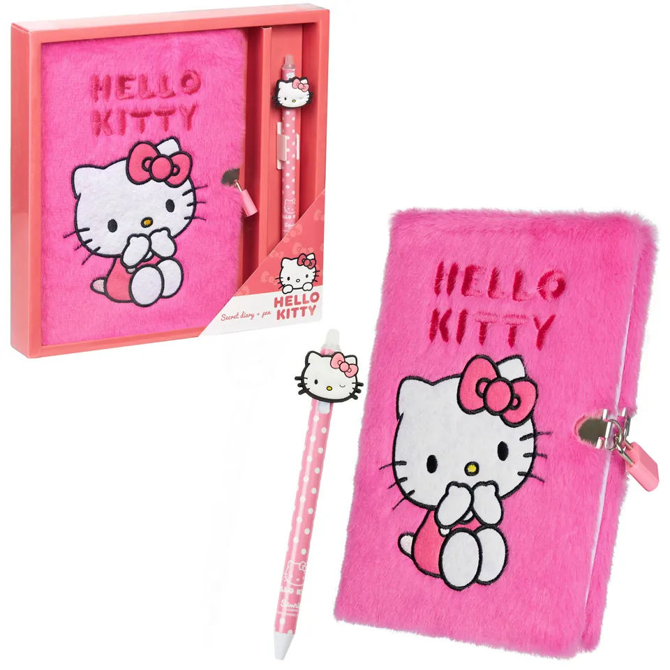hello-kitty-journal-intime-a5-cadenas-stylo-rose image 1