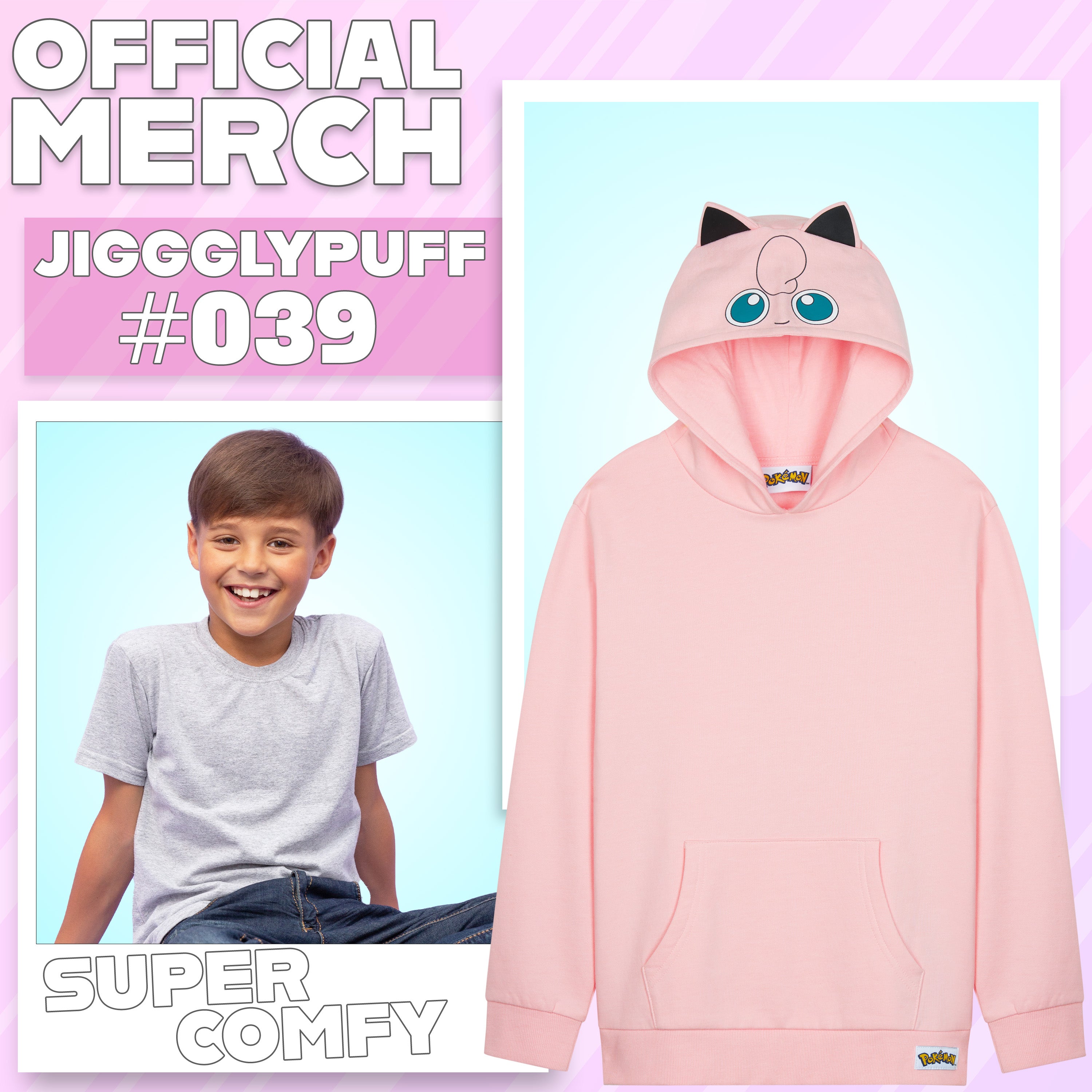 pok-mon-sweat-capuche-gar-on-pikachu-manches-longues-poche image 3