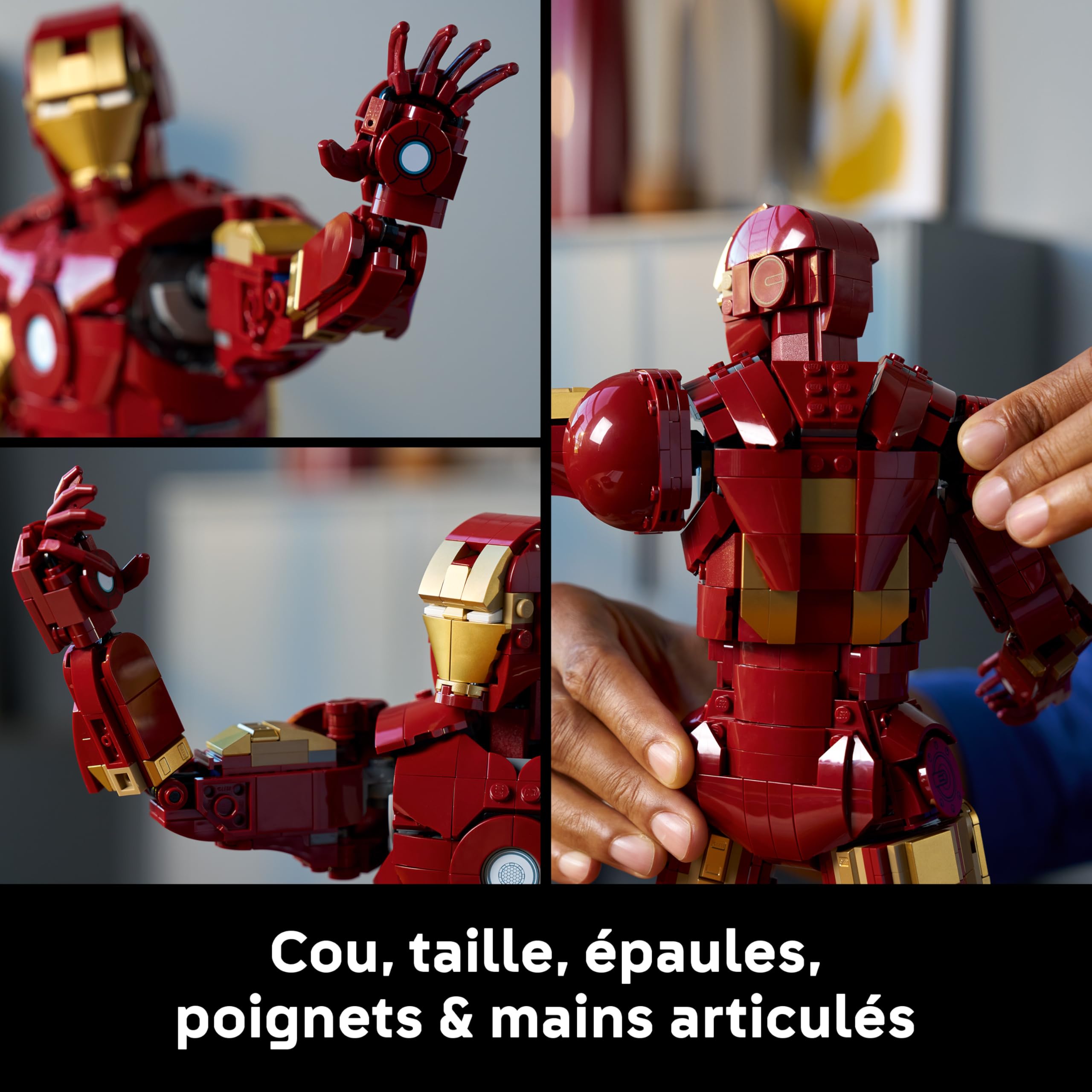 lego-marvel-iron-man-mark-3-dition-collector-76344-1297-pi-ces image 3