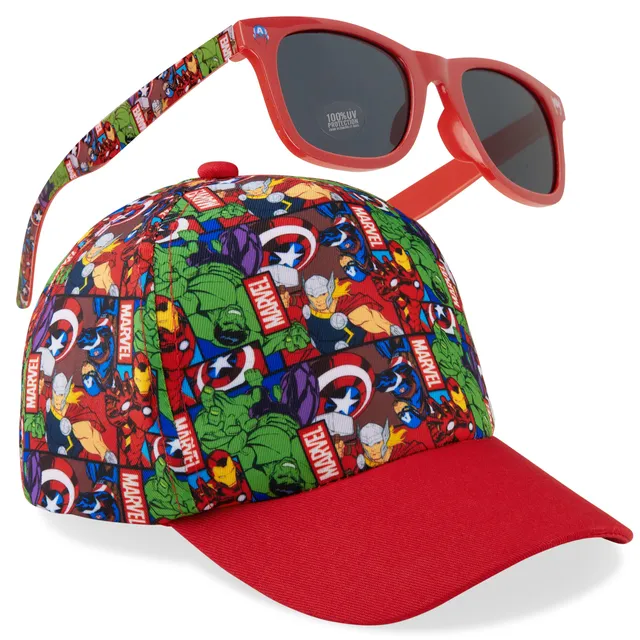 marvel-spiderman-set-casquette-enfant-lunettes-soleil image 1