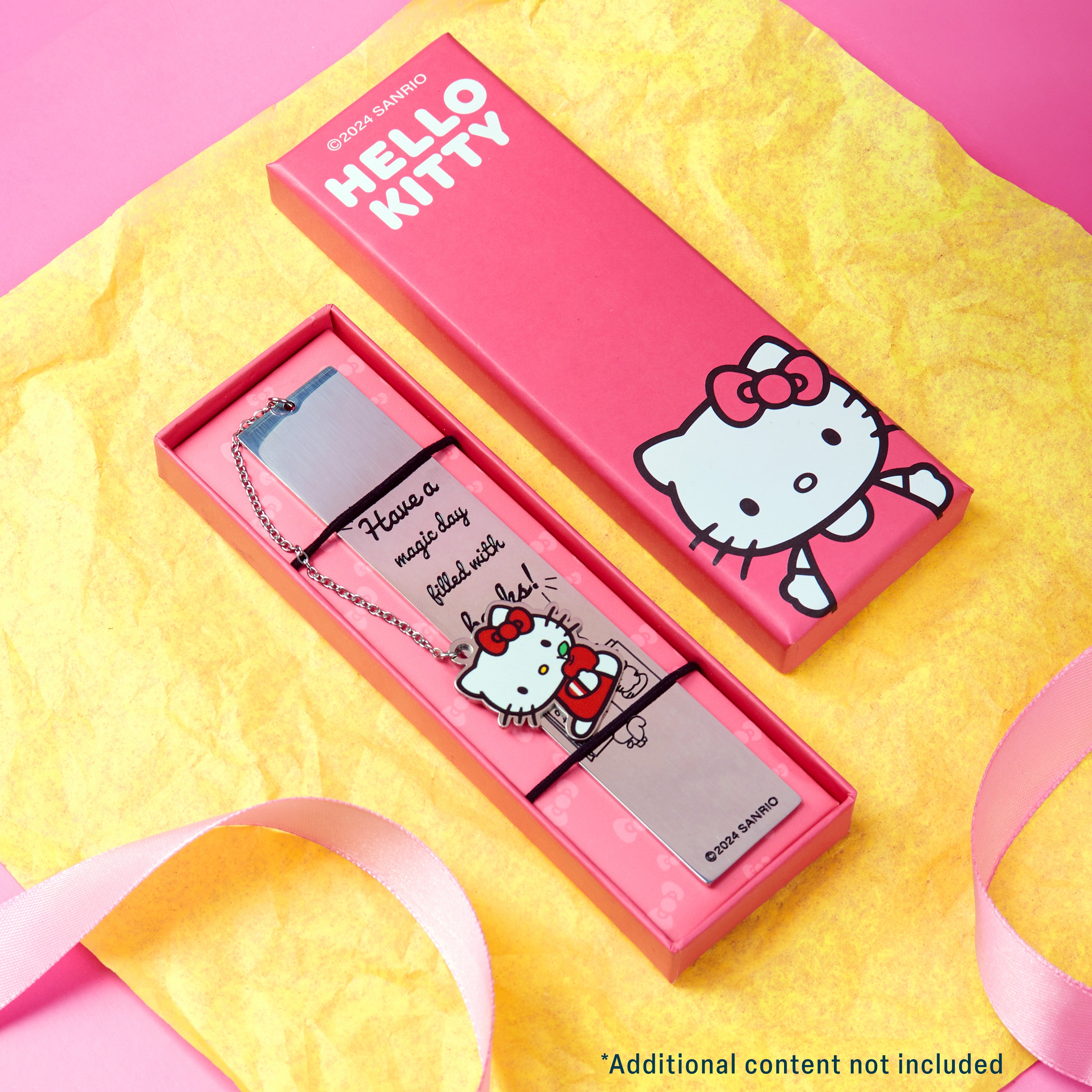 hello-kitty-marque-page-m-tal-avec-breloque-cadeau image 2