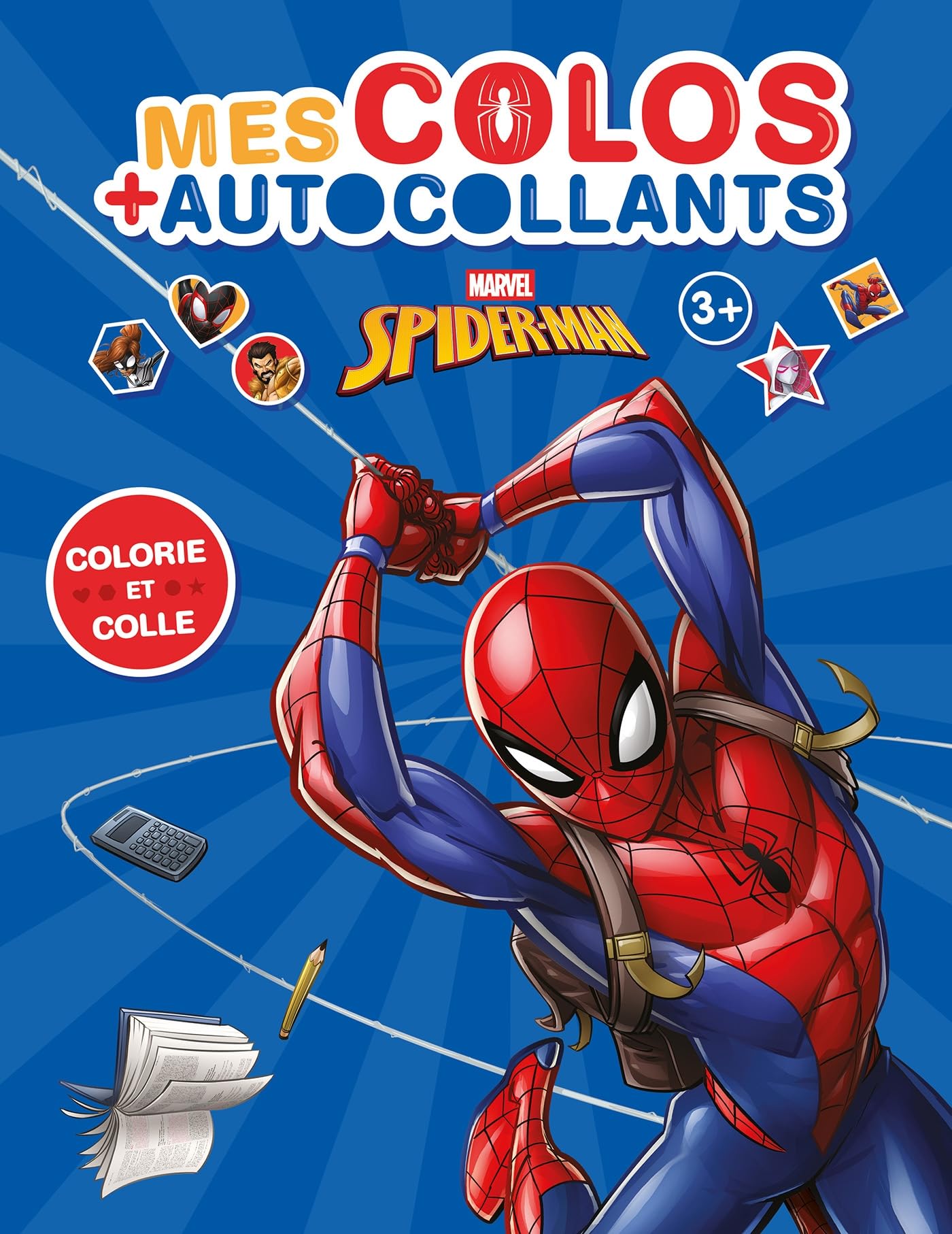 marvel-spider-man-livre-coloriage-colos-autocollants-enfant image 1