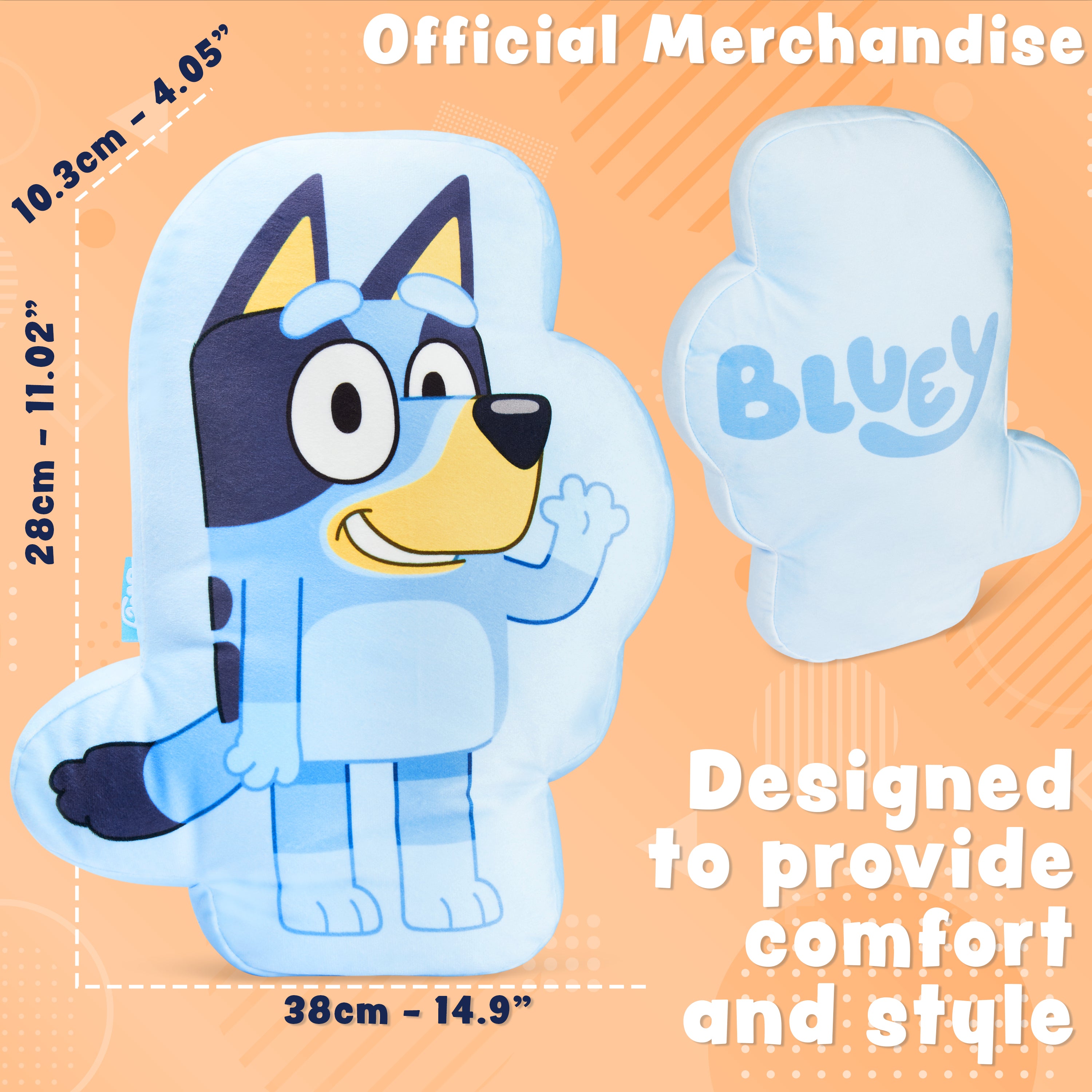bluey-coussin-3d-enfant-peluche-c-lin-officiel image 3