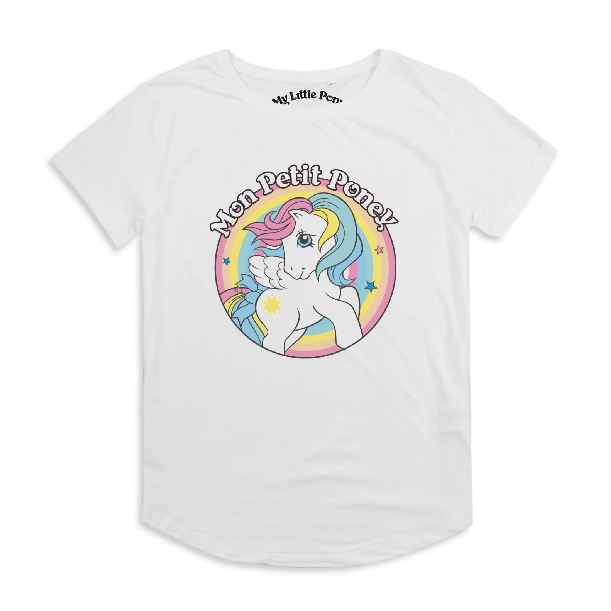 my-little-pony-mon-petit-circle-t-shirt-femme-blanc-tailles-m-xl image 1