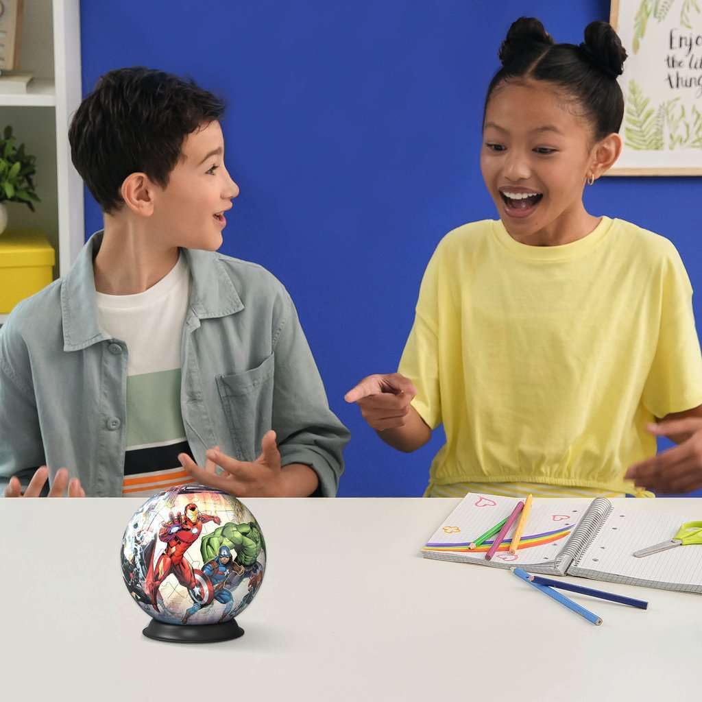 ravensburger-puzzle-3d-ball-marvel-avengers-72-pi-ces-13-cm image 4