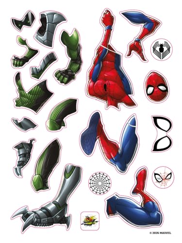marvel-spider-man-colorie-habille-pr-ts-combat-5-ans-autocollants image 6