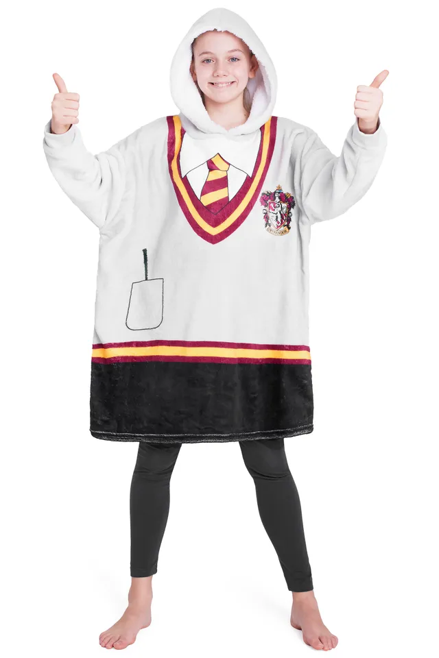 harry-potter-plaid-capuche-enfant-gryffondor-taille-unique image 1