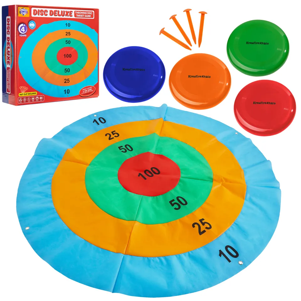 kreativekraft-disc-throwing-jeu-de-cible-disques-jardin image 1