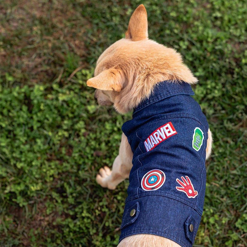 marvel-veste-chien-denim-taille-s-coton-22-cm image 5