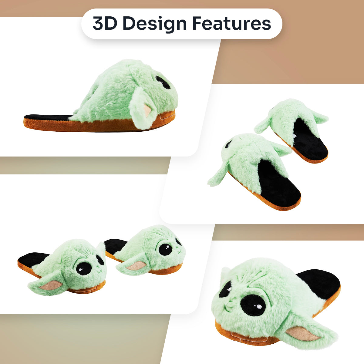 get-trend-disney-baby-yoda-chaussons-peluche-femme-antid-rapants image 6