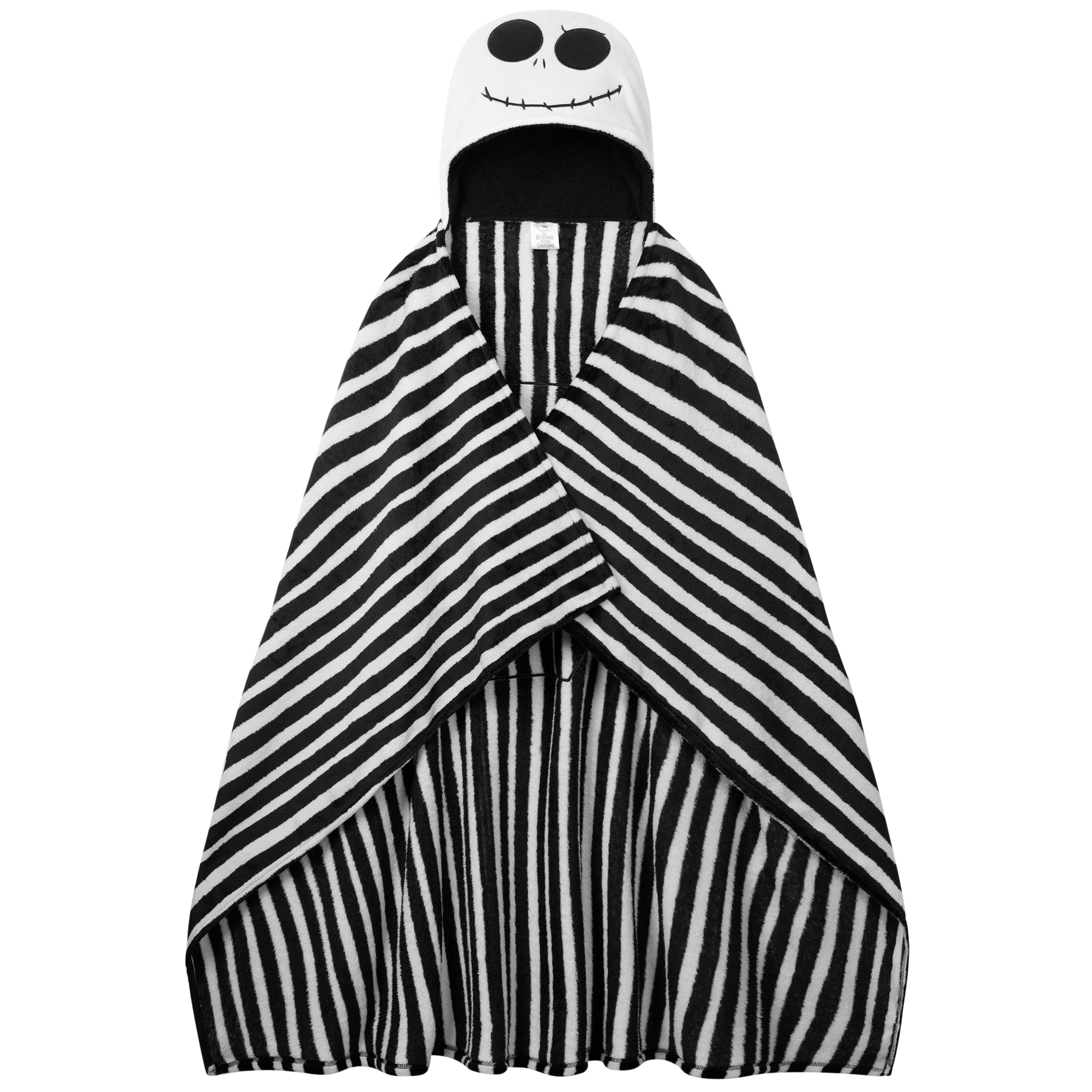 disney-l-trange-no-l-plaid-polaire-jack-150x120cm-noir image 1