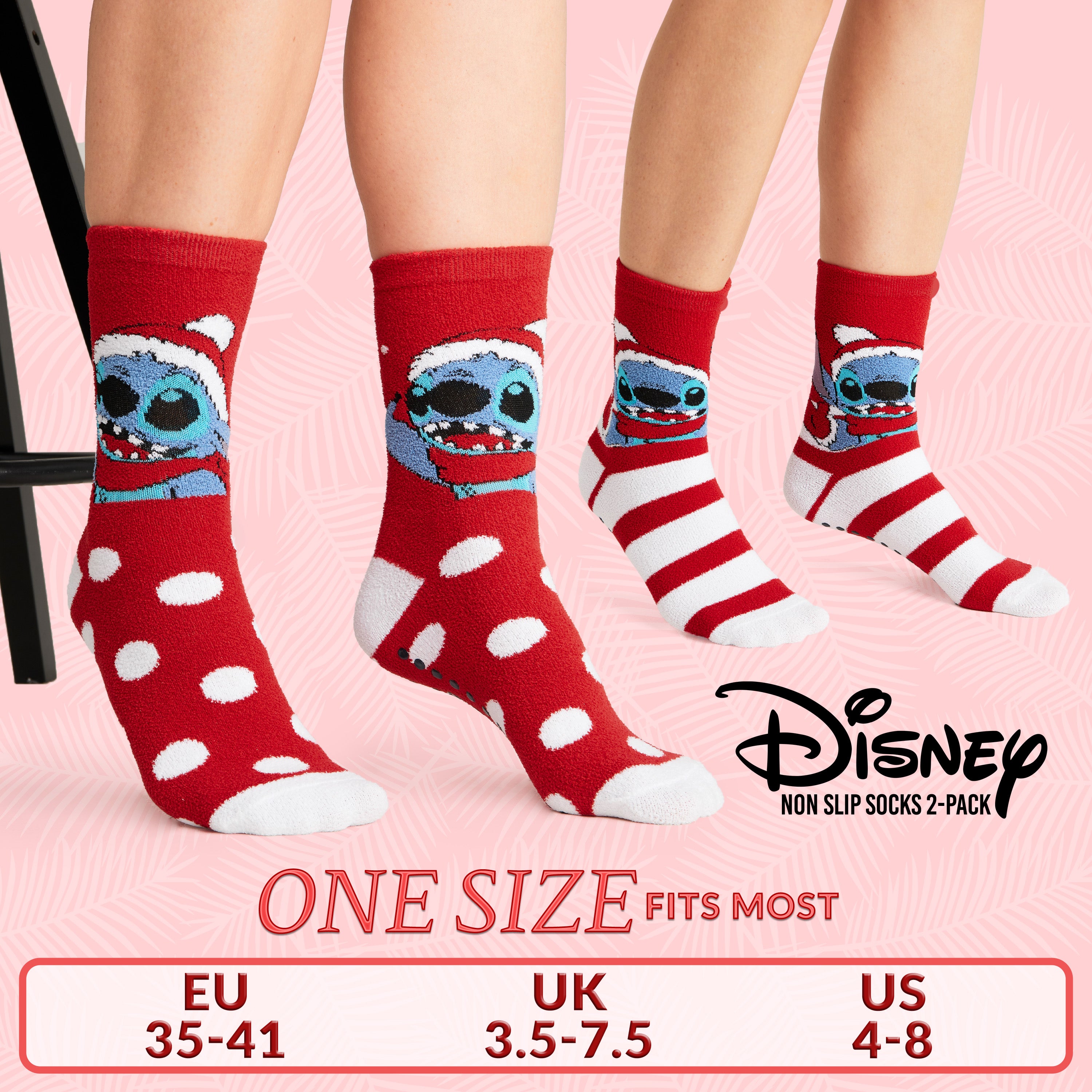 disney-stitch-chaussettes-pilou-femme-lot-2-fluffy-antidesrapantes image 6