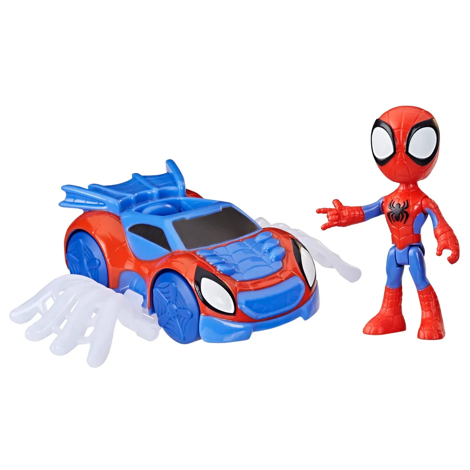 marvel-spidey-arachno-bolide-coffret-figurine-10-cm-v-hicule image 1
