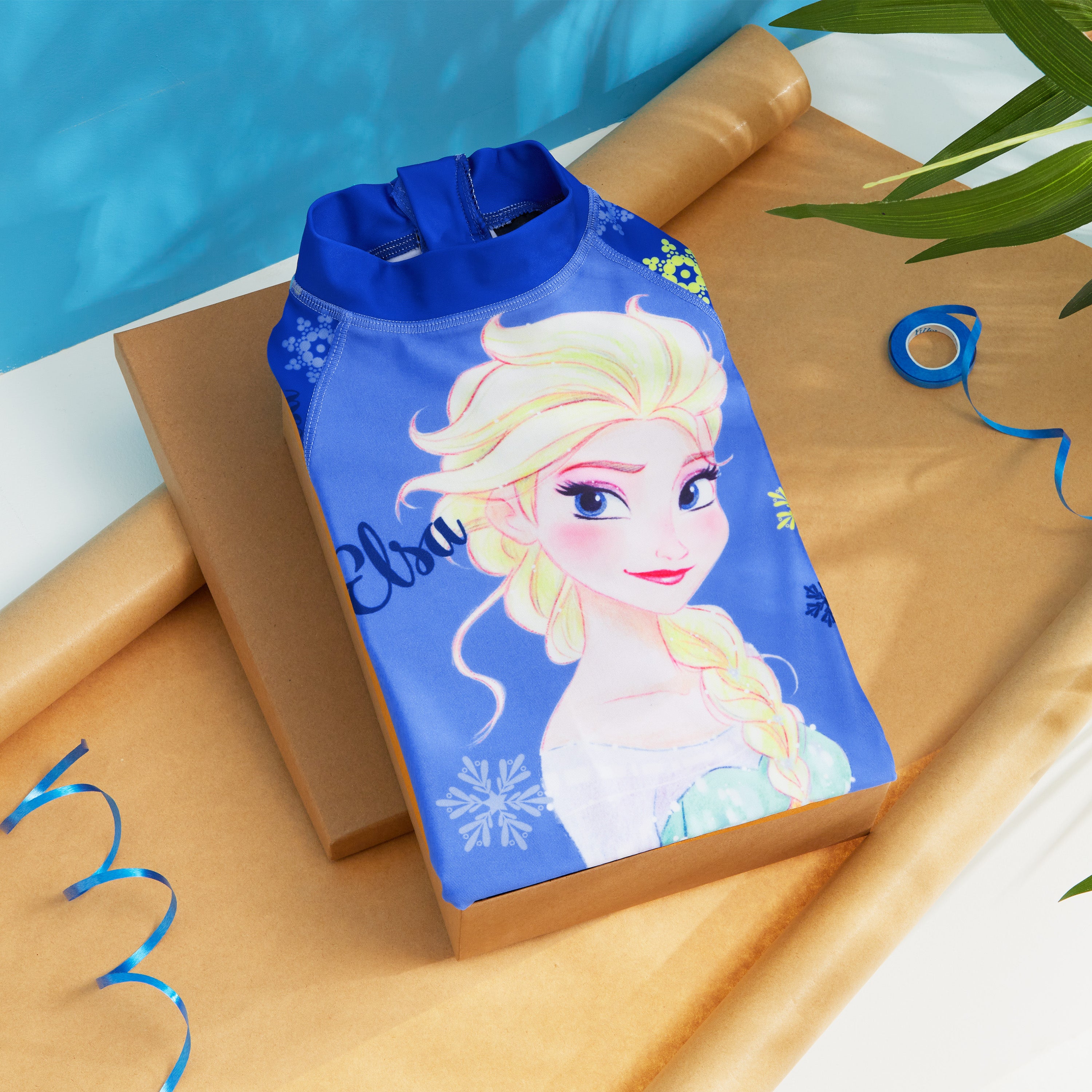 disney-frozen-maillot-de-bain-fille-1-pi-ce-5-6-ans-elsa image 2