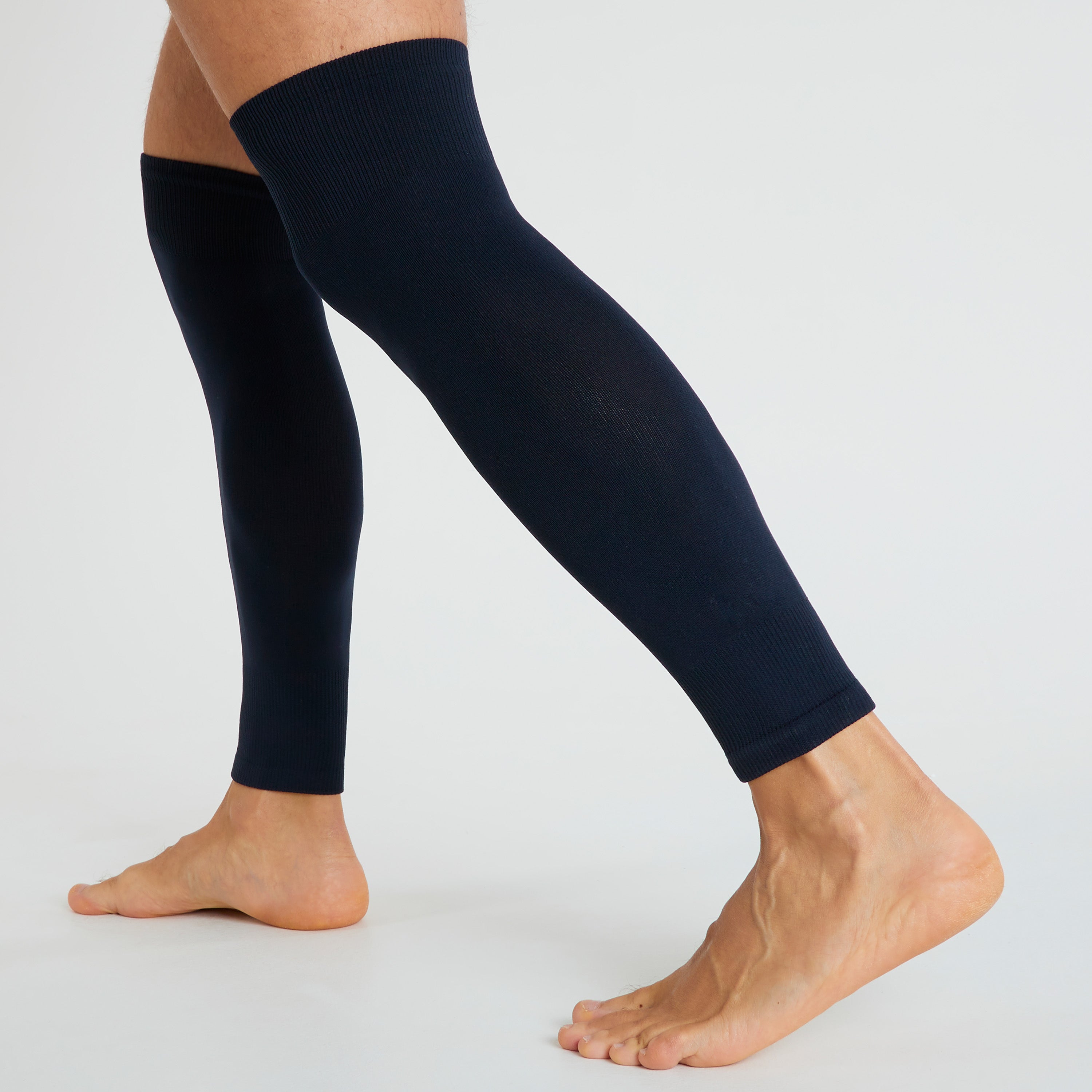 manchettes-foot-prot-ge-tibias-marine-taille-unique-mixte image 7