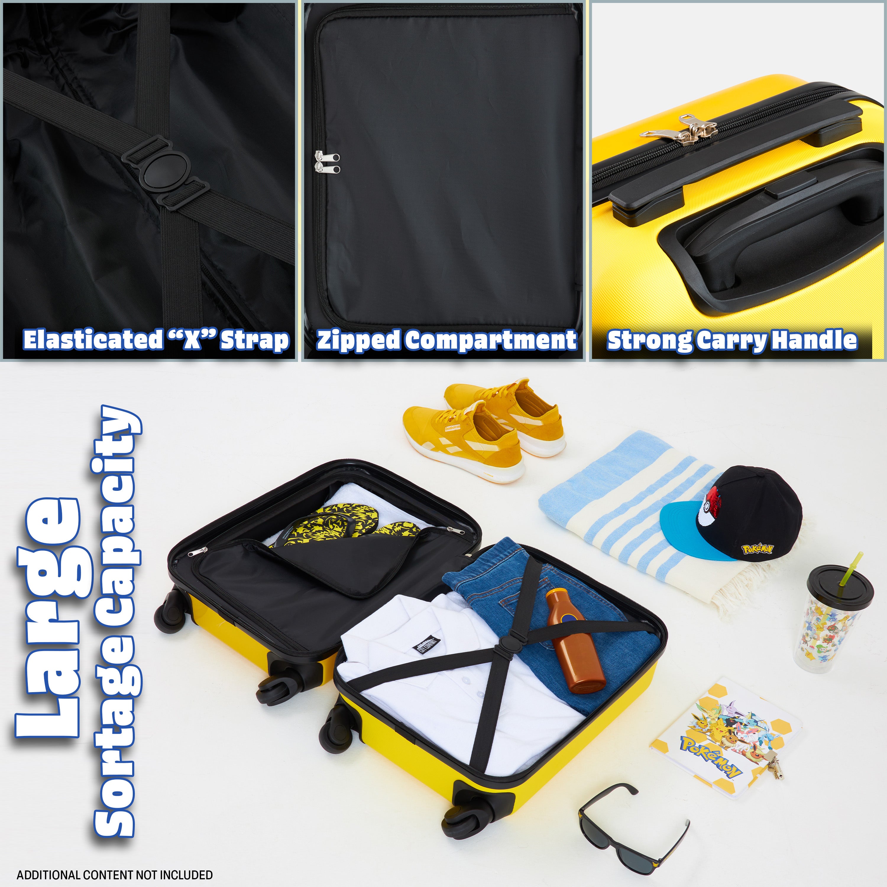 pok-mon-valise-rigide-enfant-pikachu-30l-4-roulettes image 6
