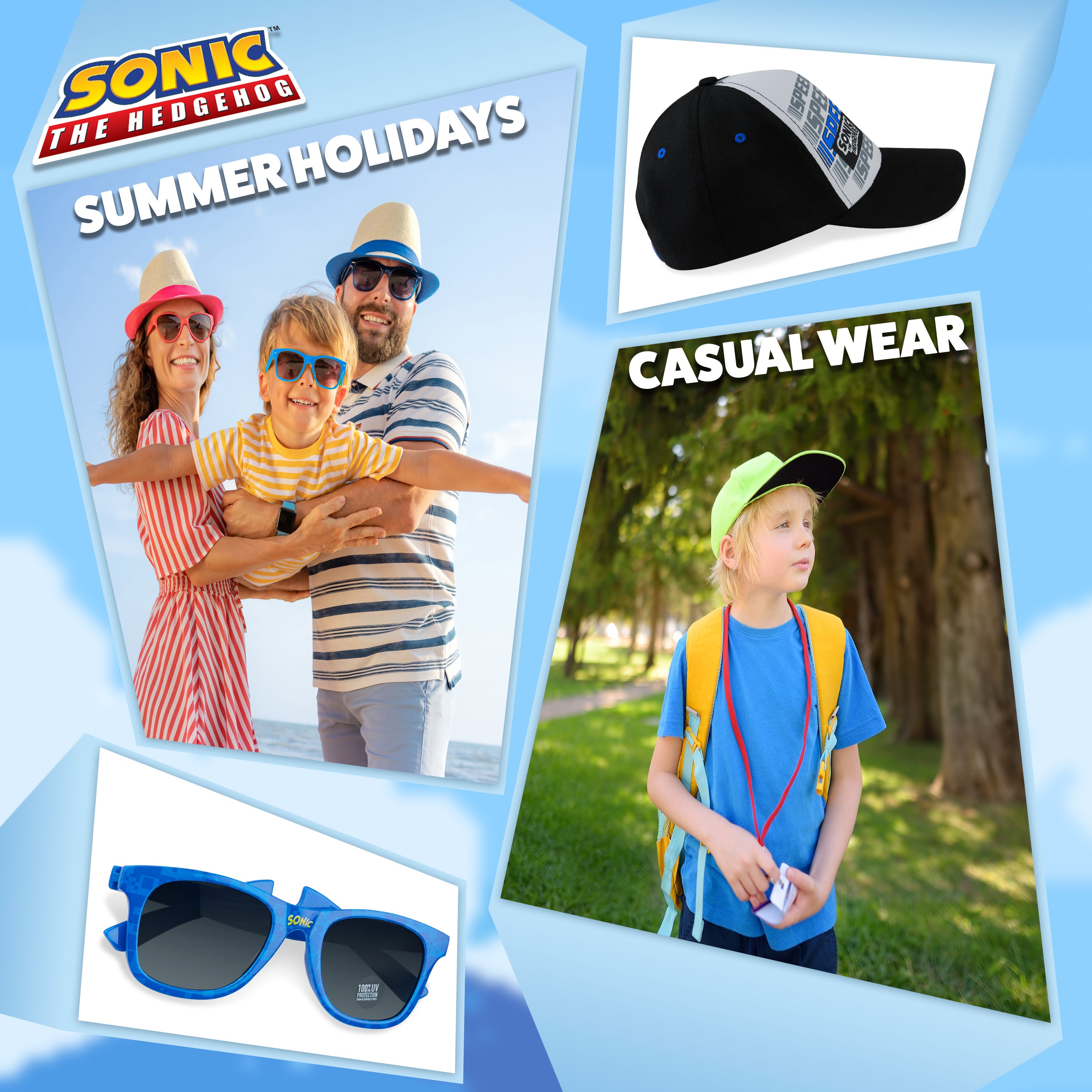 sonic-casquette-gar-on-lunettes-soleil-uv-enfant image 5