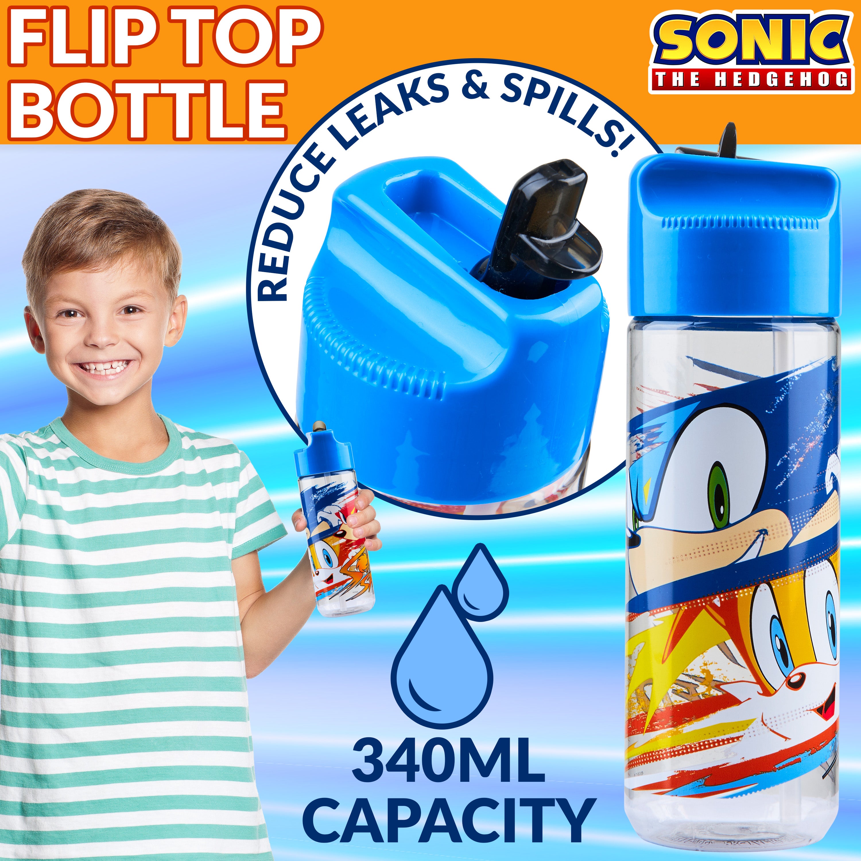 sonic-lunch-box-enfant-3-compartiments-gourde-340-ml image 4
