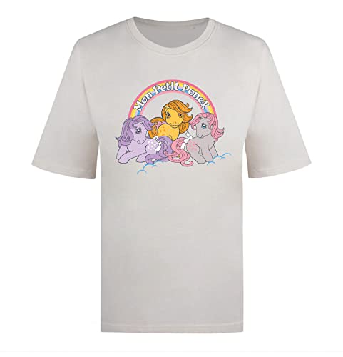 my-little-pony-rainbow-t-shirt-oversize-femme-blanc-vintage-s image 7
