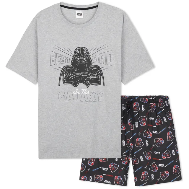 star-wars-baby-yoda-pyjama-court-homme-t-shirt-short image 1