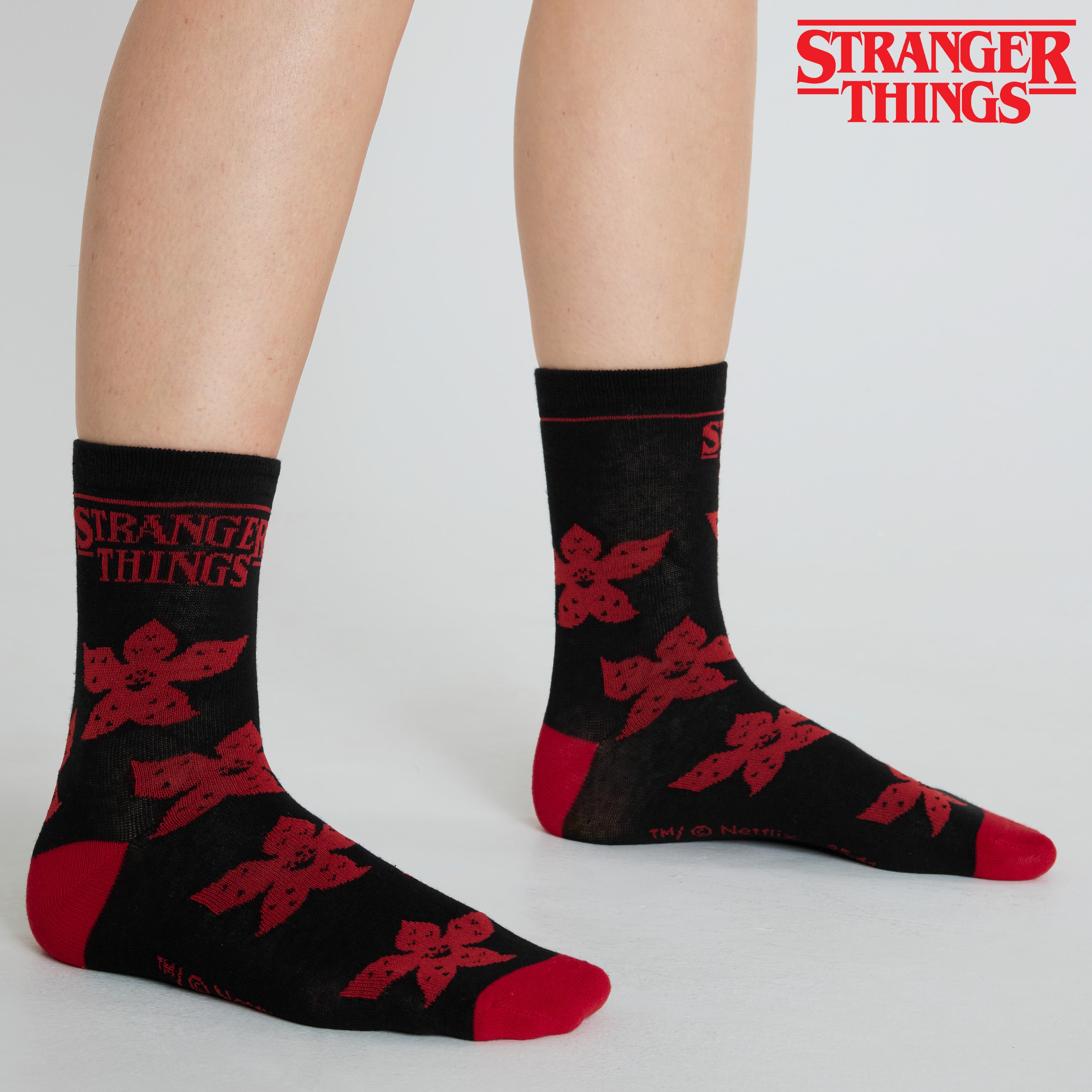 stranger-things-chaussettes-femme-lot-de-5-socquettes-coton image 6