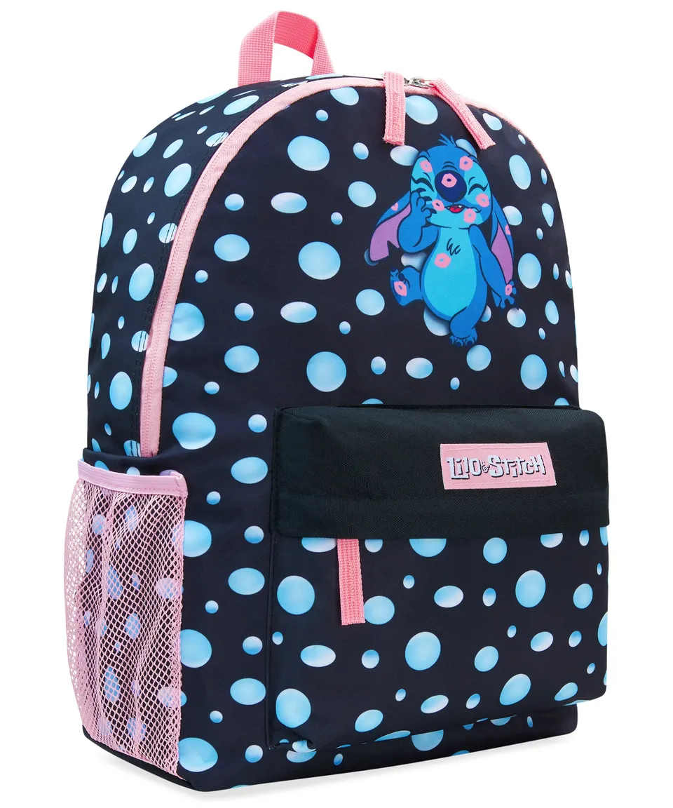disney-stitch-sac-dos-scolaire-fille-licence-officielle-stitch image 1