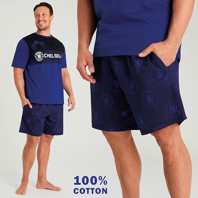 get-trend-pyjama-court-homme-foot-t-shirt-short-supporters image 2