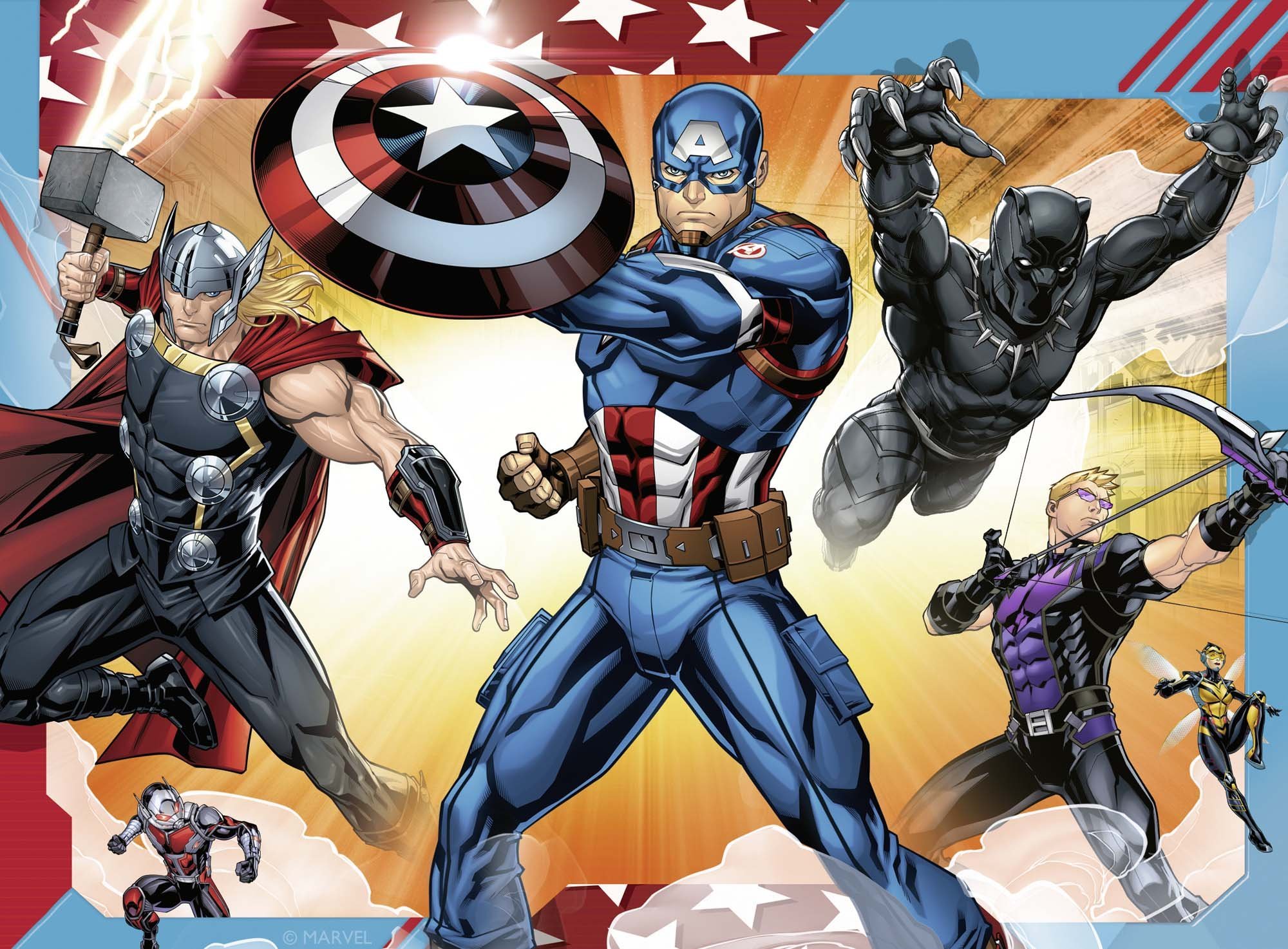 ravensburger-puzzle-4-en-1-marvel-avengers-19x14-cm-3-ans image 4