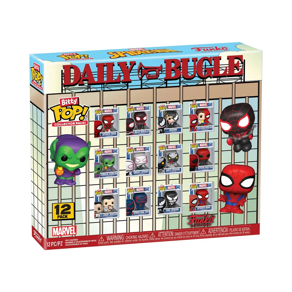 funko-pop-spider-man-bitty-pop-lot-12-mini-figurines image 1
