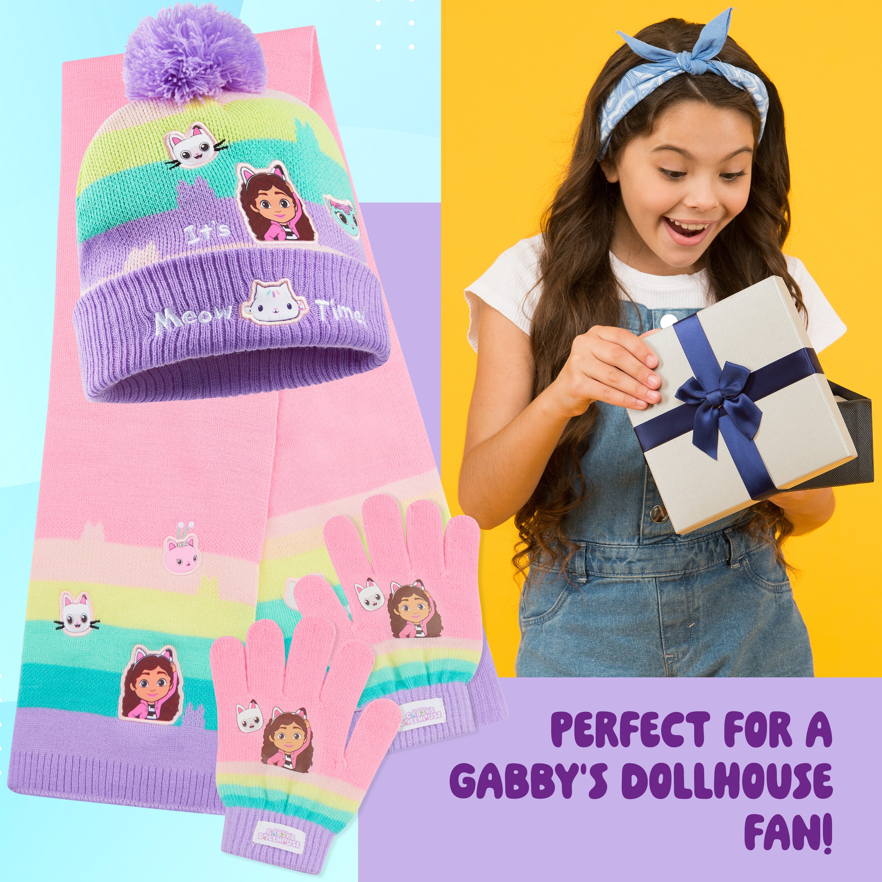 gabby-dollhouse-ensemble-hiver-fille-bonnet-charpe-gants image 3