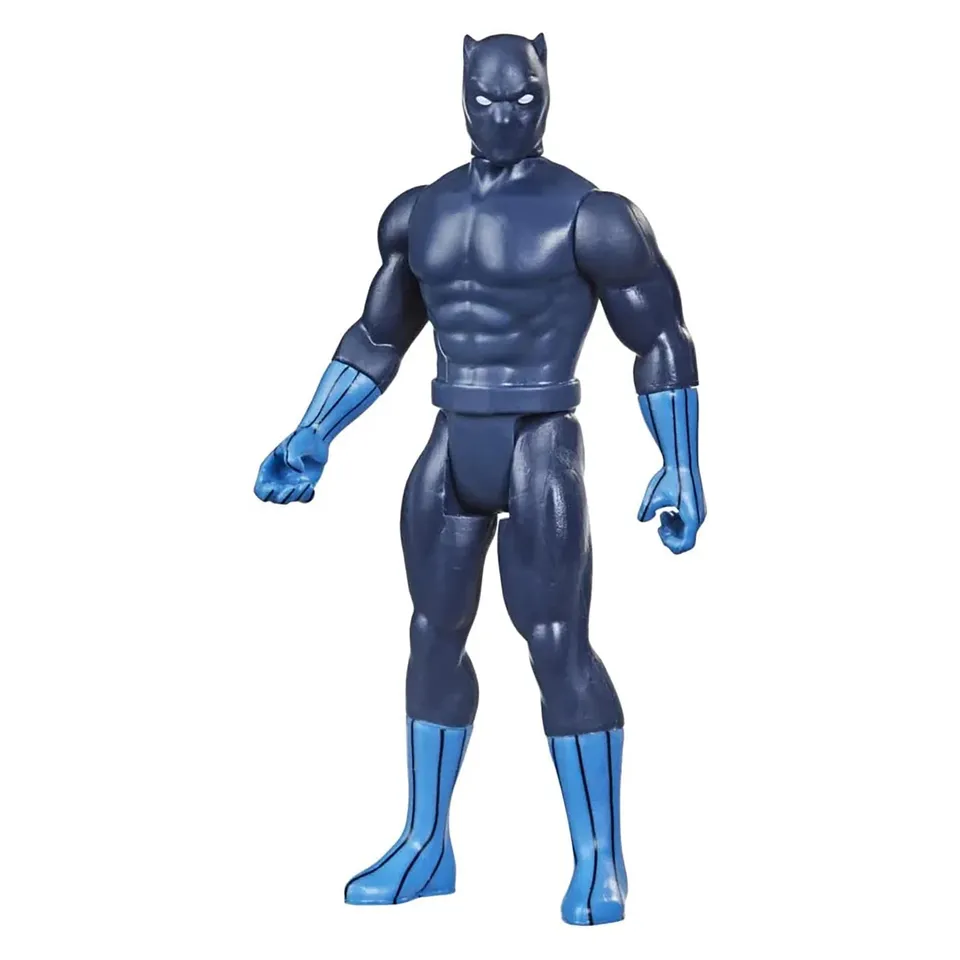 marvel-legends-retro-black-panther-figurine-9-5-cm-articul-e image 1