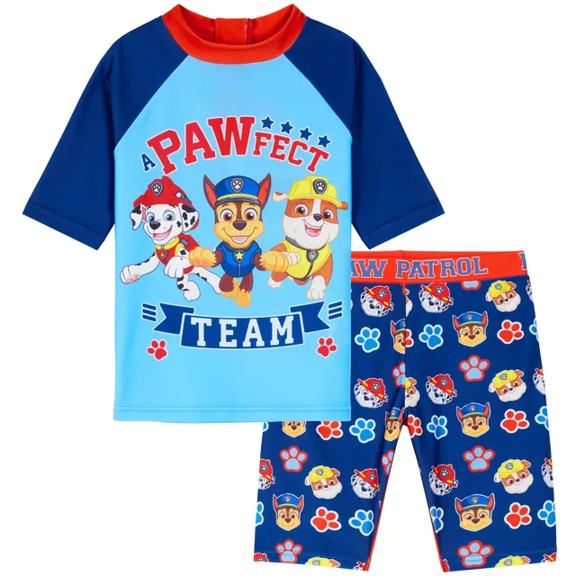 paw-patrol-maillot-bain-gar-on-2-pi-ces-manches-mi-longues image 1