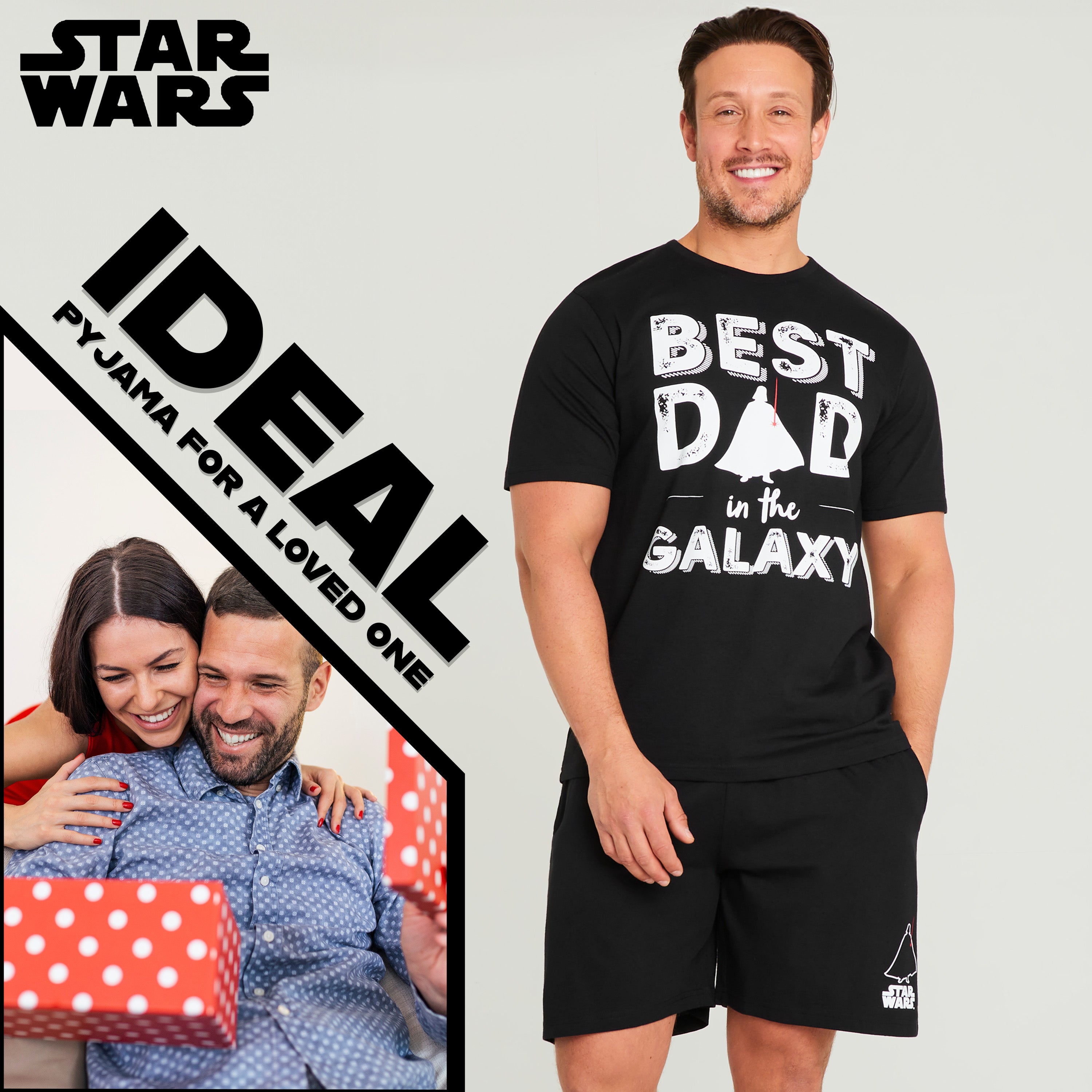 star-wars-pyjama-homme-short-2-pi-ces-coton-taille-l image 3