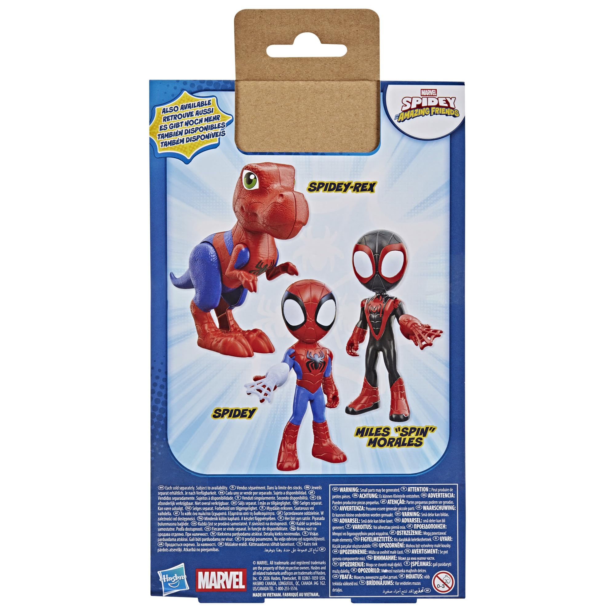 marvel-spidey-ghost-spider-figurine-22-5-cm-blanc-violet-3-ans image 4