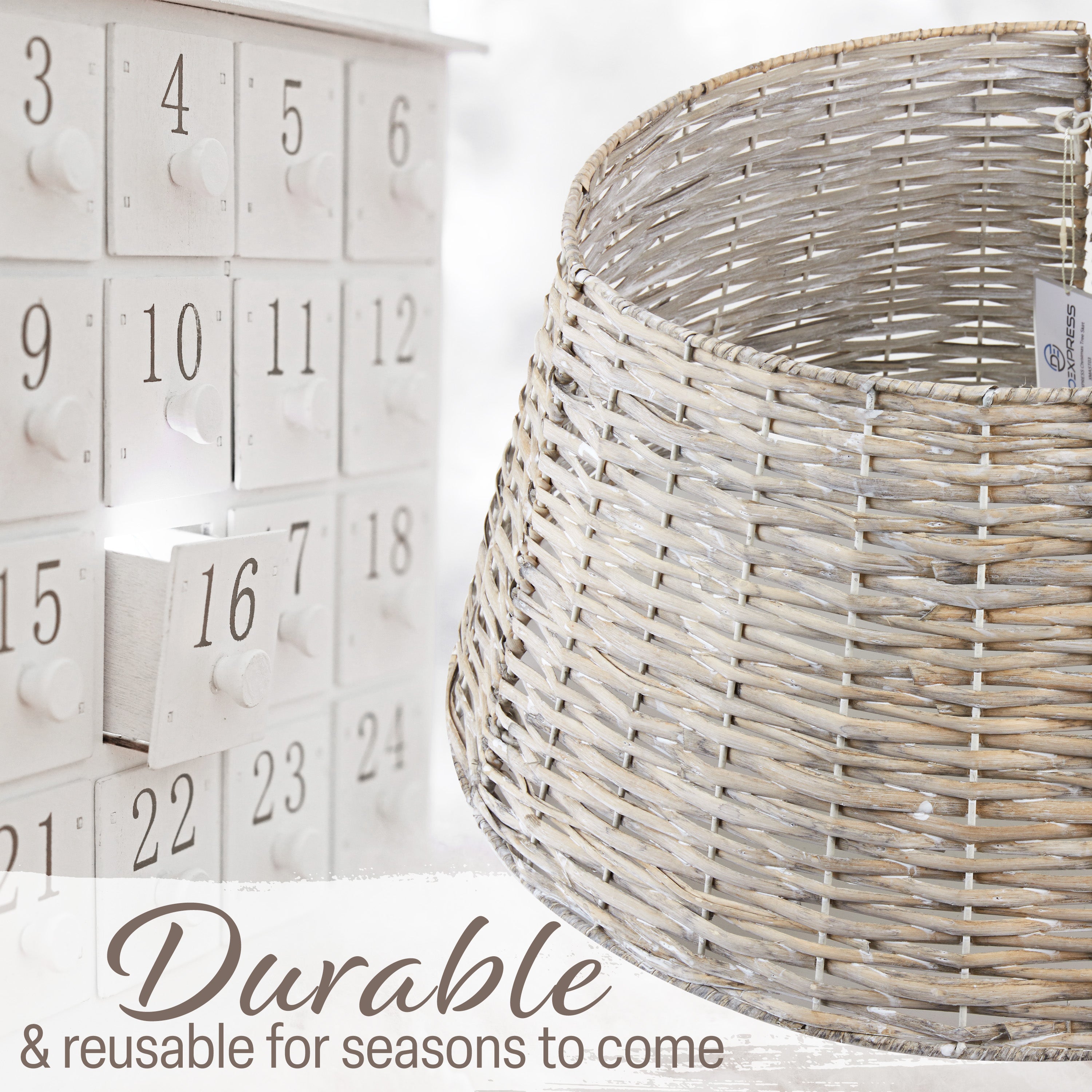deco-express-jupe-sapin-no-l-tiss-e-beige-56-5-cm image 5