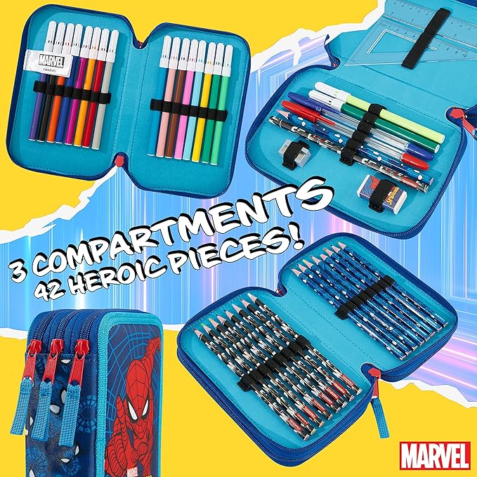marvel-spider-man-trousse-garnie-multi-compartiments-avengers image 4