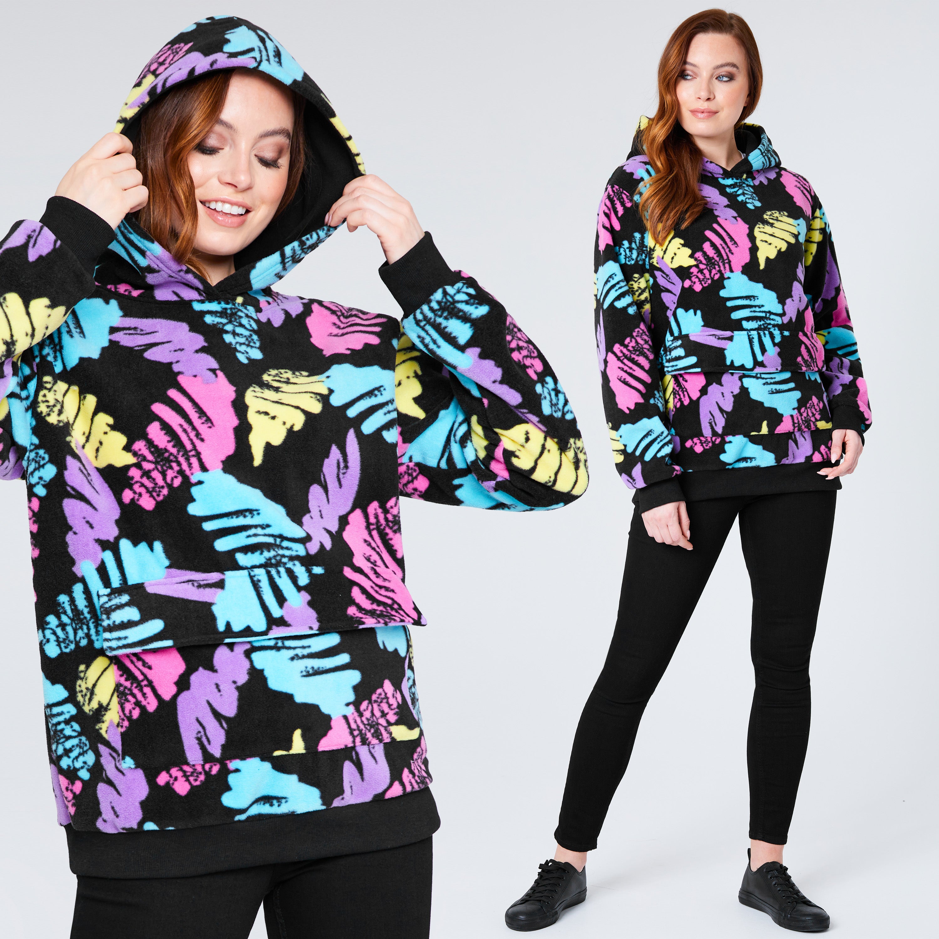 citycomfort-sweat-femme-ski-polaire-capuche-taille-m image 2