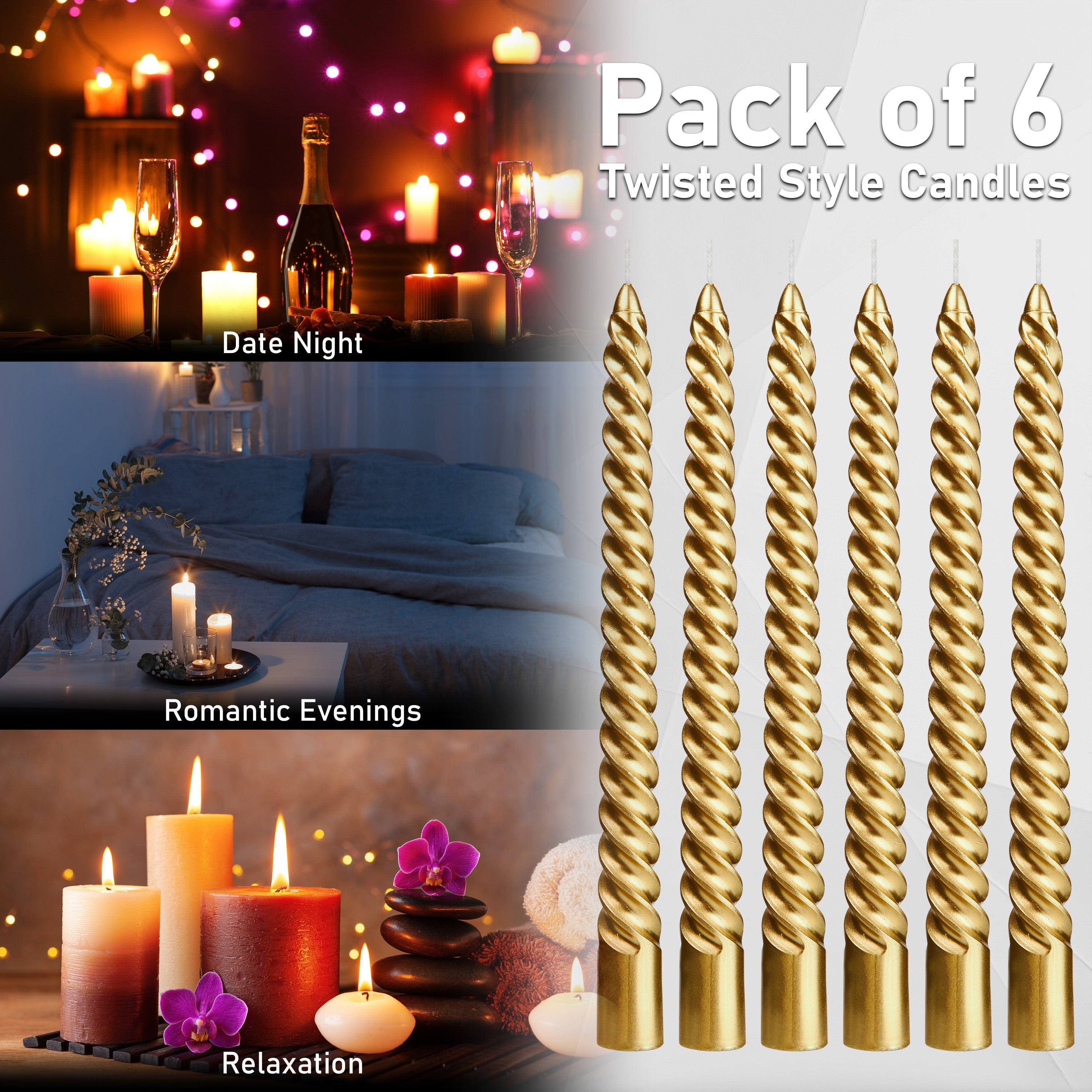 deco-express-bougies-torsad-es-or-lot-de-3-non-parfum-es image 6