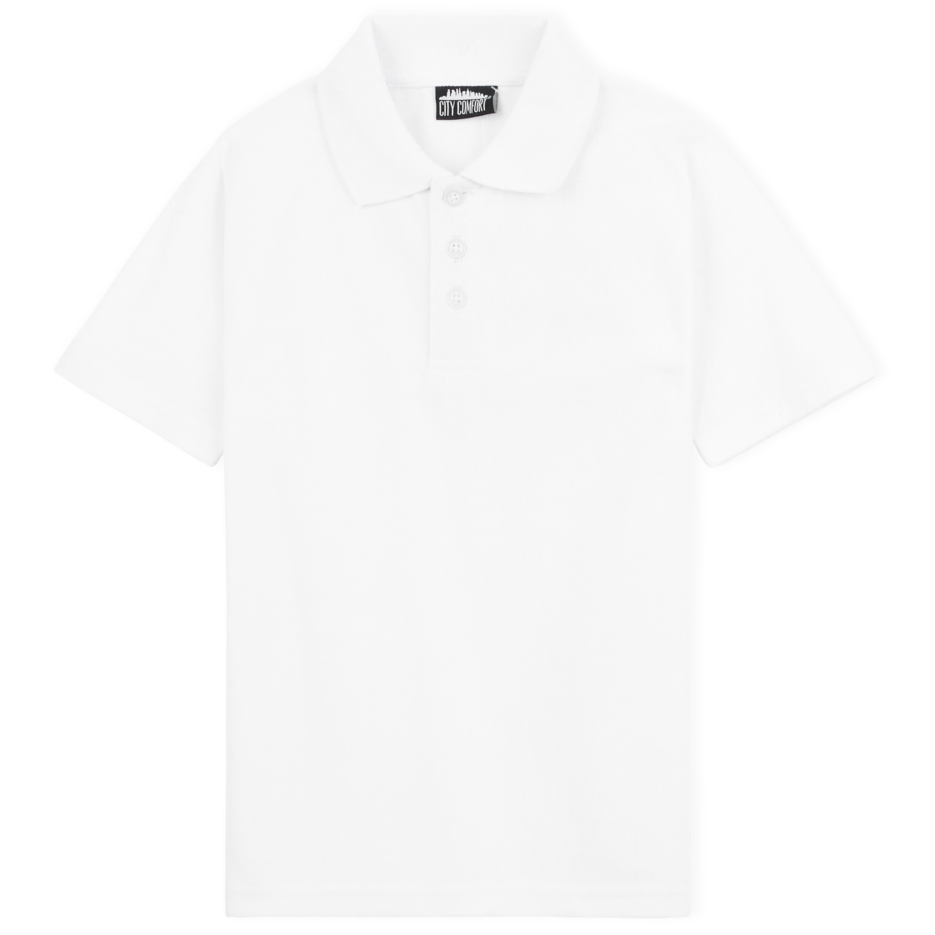 get-trend-citycomfort-polo-blanc-gar-on-4-5-ans image 1