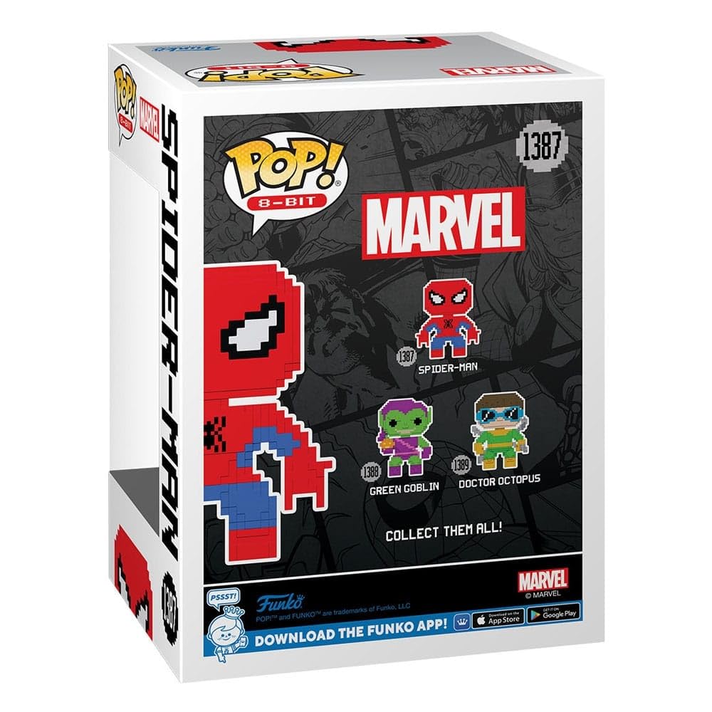 funko-pop-marvel-8-bit-spider-man-figurine-vinyle image 2