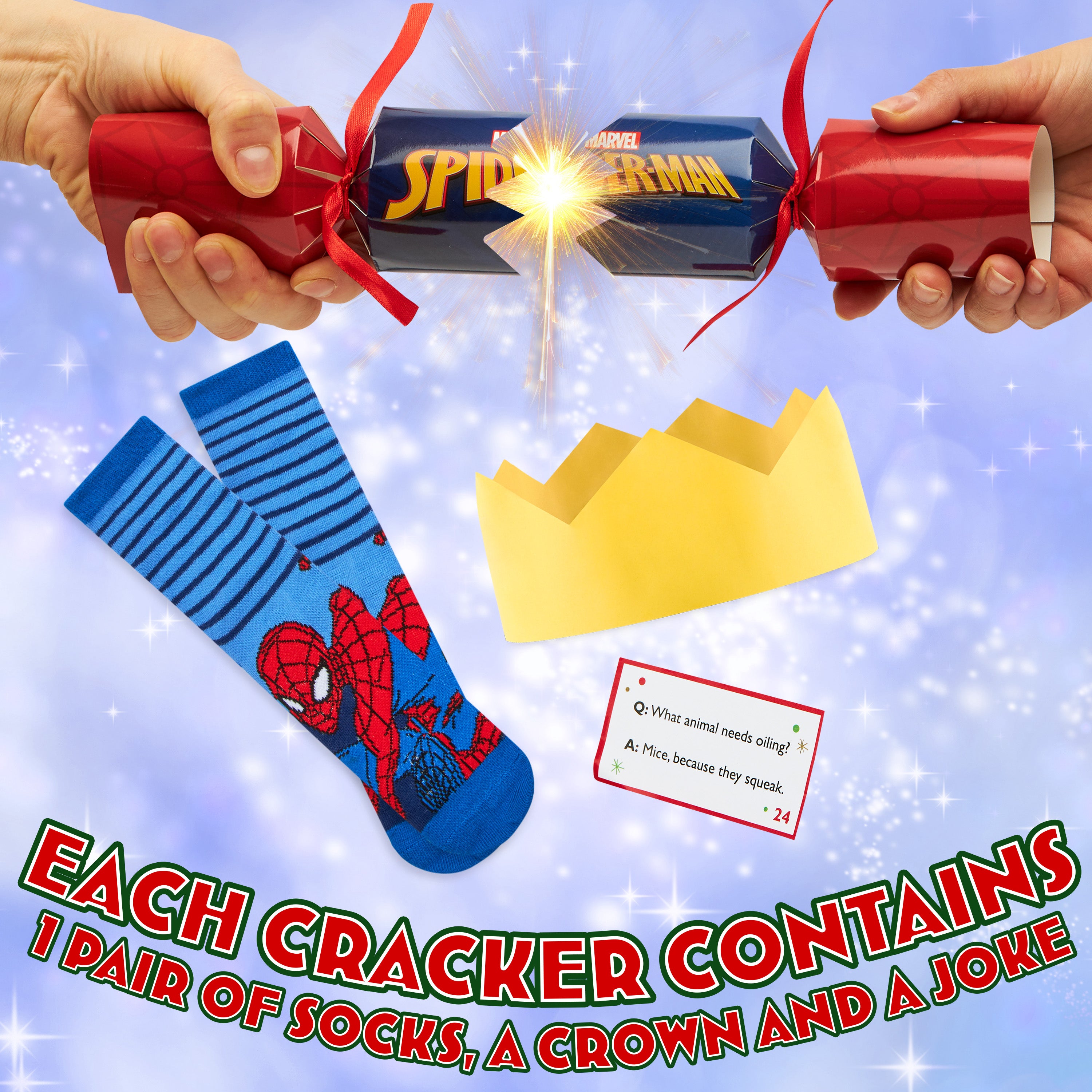 marvel-spiderman-crackers-no-l-lot-6-avec-chaussettes-enfant image 2