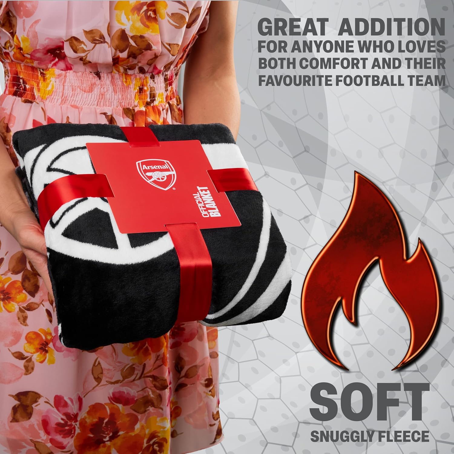 get-trend-arsenal-plaid-polaire-125x150-cm-supporter image 4