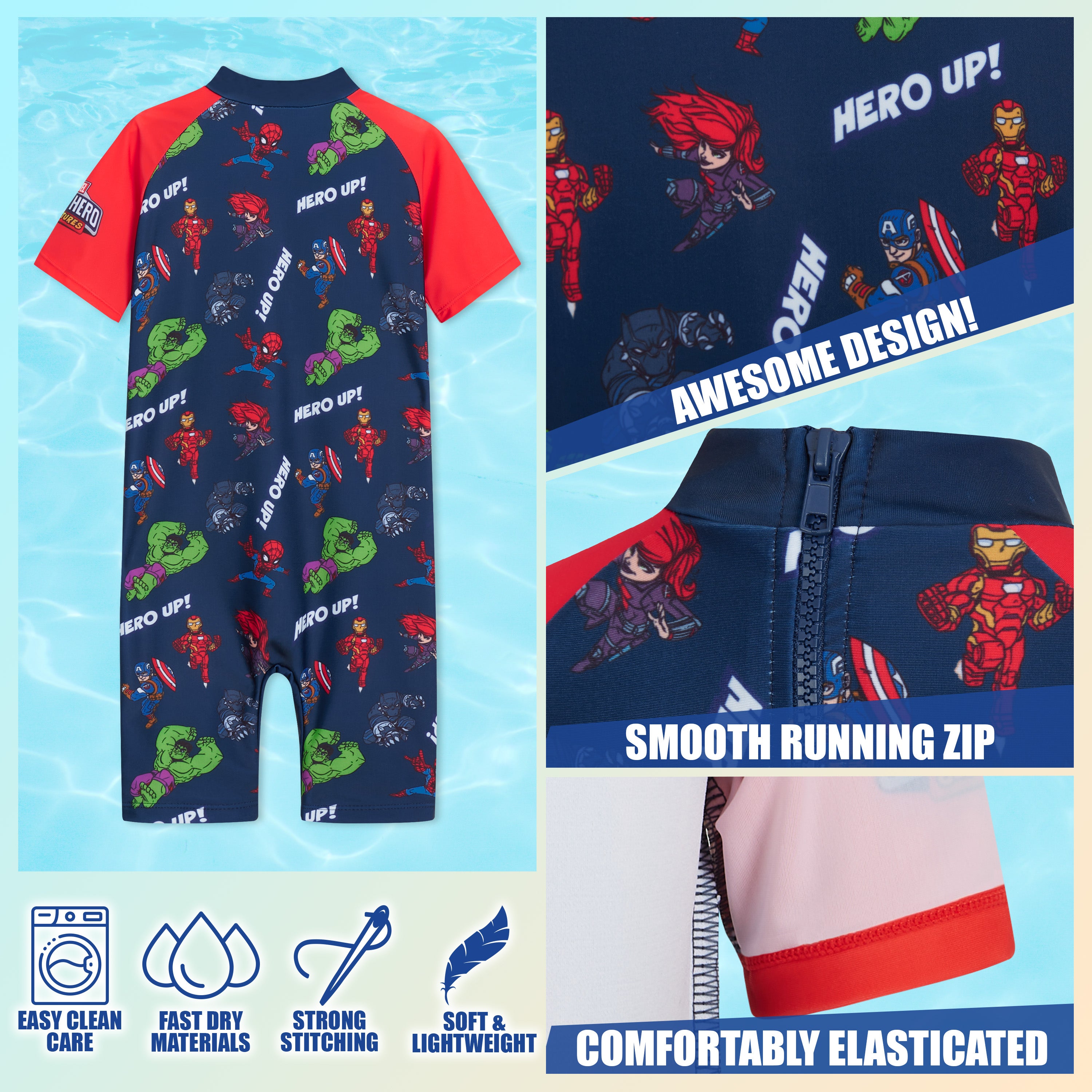get-trend-marvel-maillot-bain-gar-on-spiderman-7-8-ans image 4