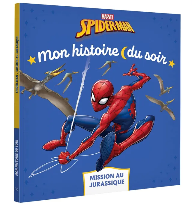 marvel-spider-man-mission-au-jurassique-livre-histoire-du-soir image 1