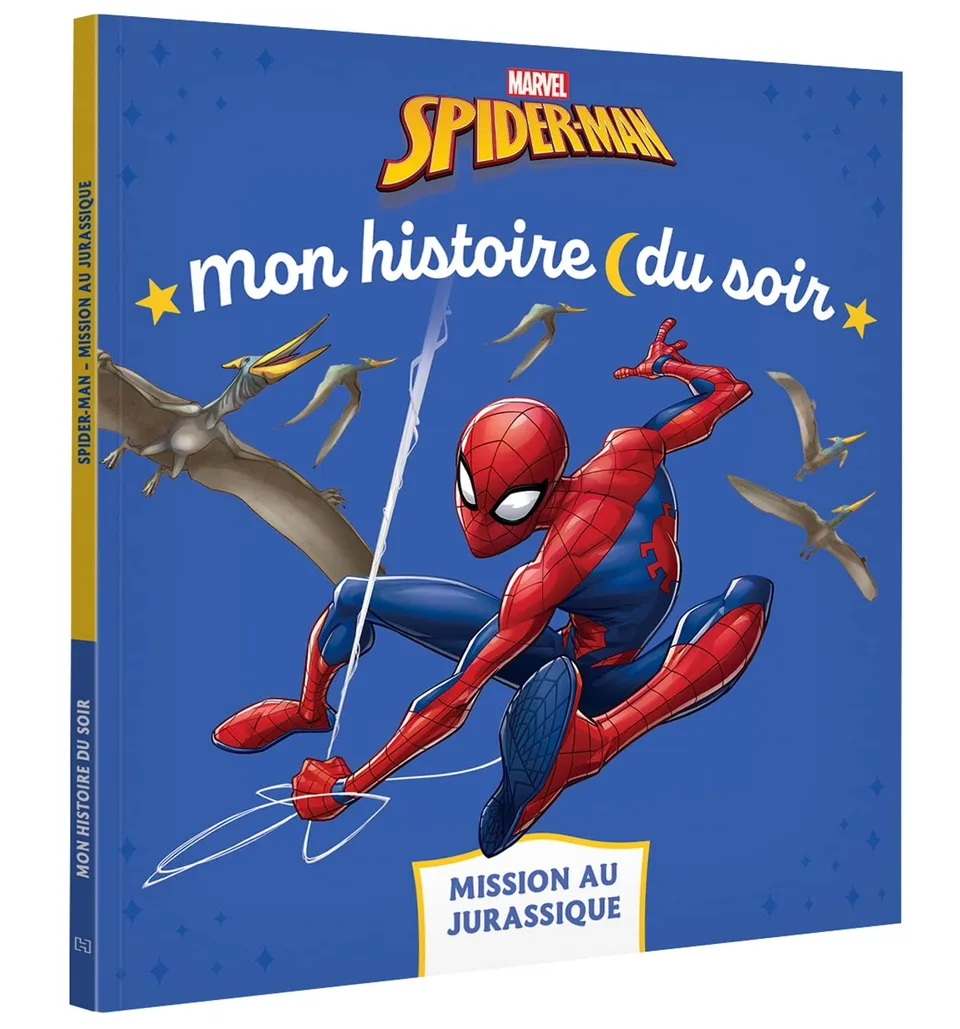 marvel-spider-man-mission-au-jurassique-livre-histoire-du-soir image 1