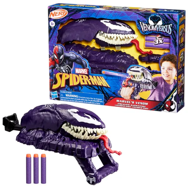 marvel-venomversus-blaster-nerf-spiderman-venom-d-guisement image 1