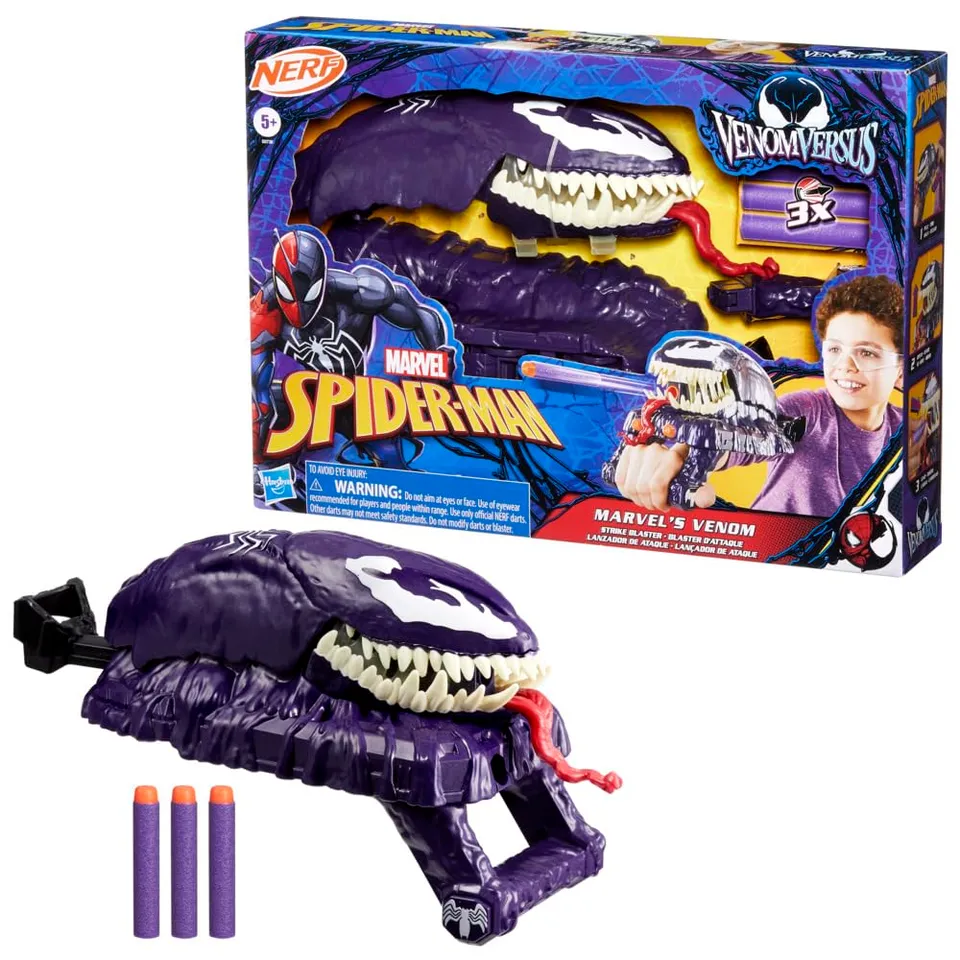 marvel-venomversus-blaster-nerf-spiderman-venom-d-guisement image 1