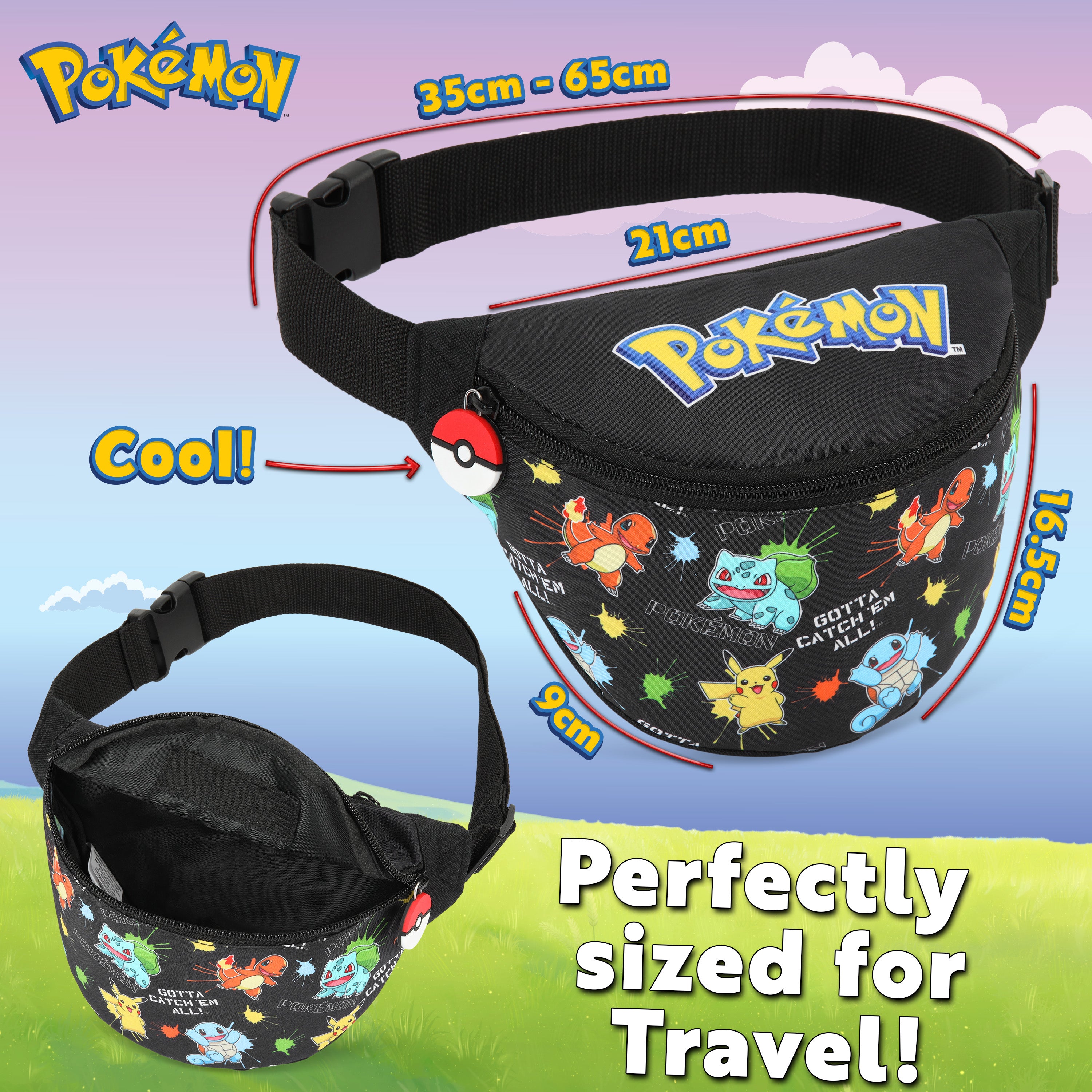 get-trend-pokemon-sac-banane-enfant-pikachu-r-glable image 6